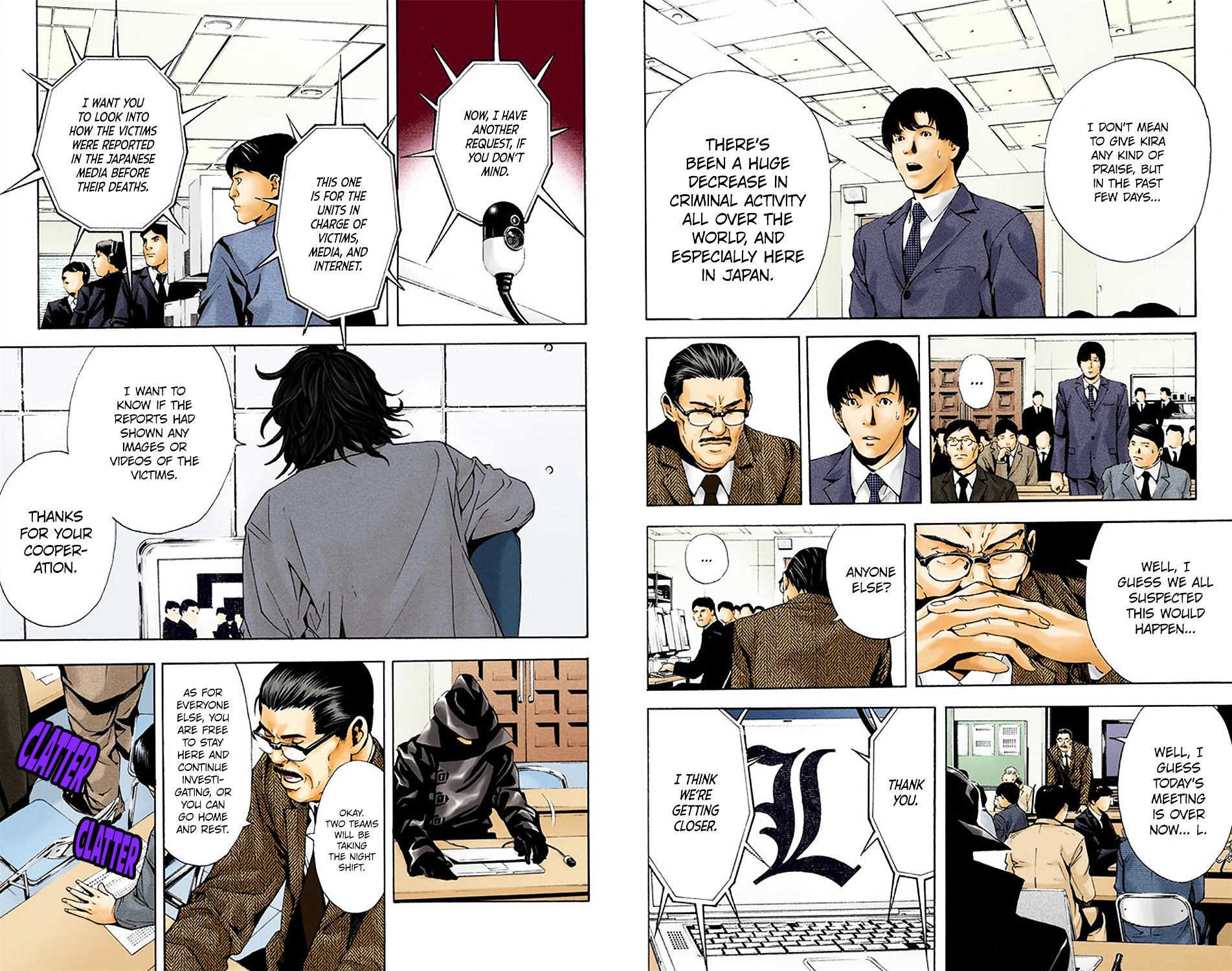 Death Note [Colored Edition] Chapter 3 page 8 - Chapter 3: Family