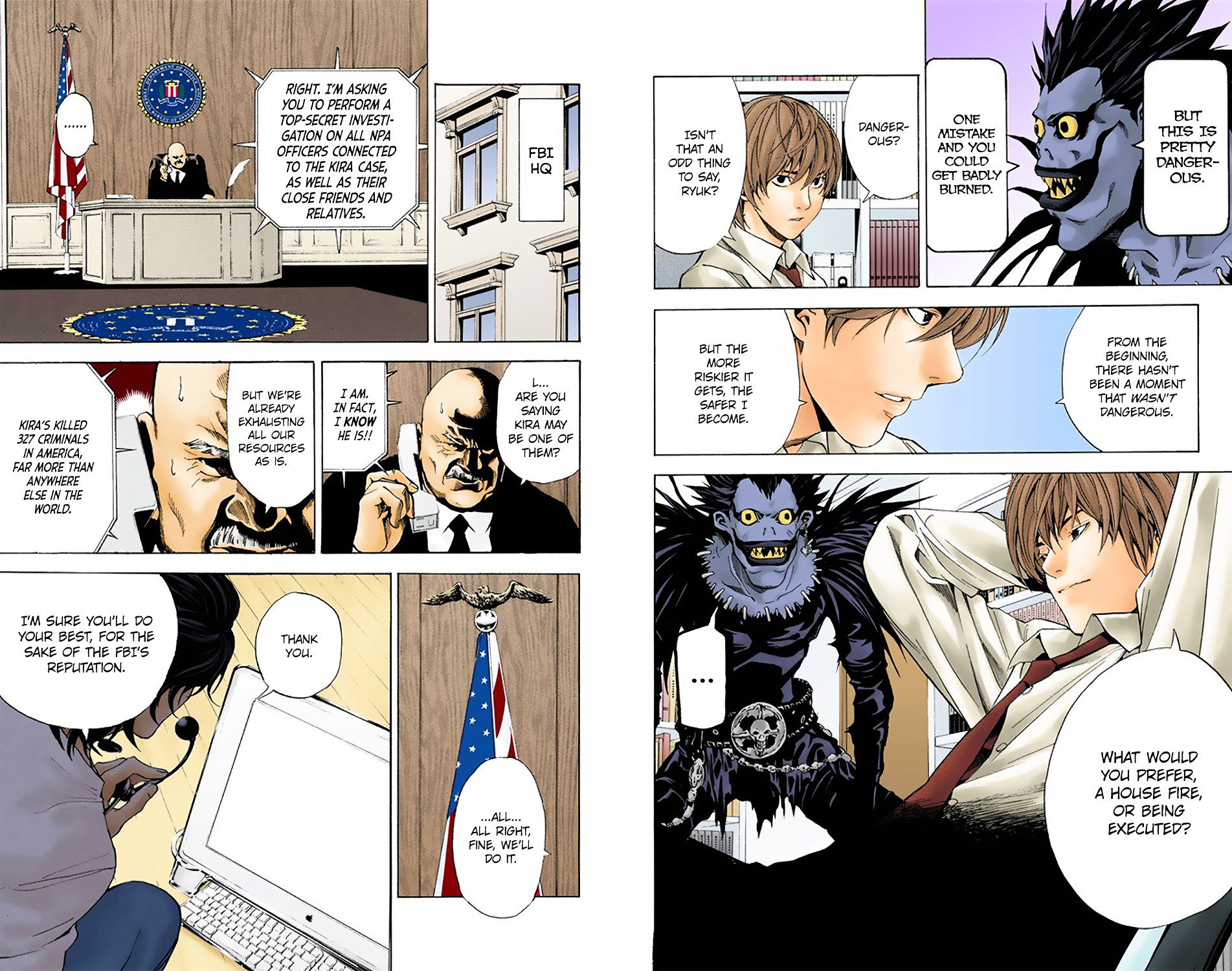 Death Note [Colored Edition] Chapter 4 page 10 - Chapter 4: Current