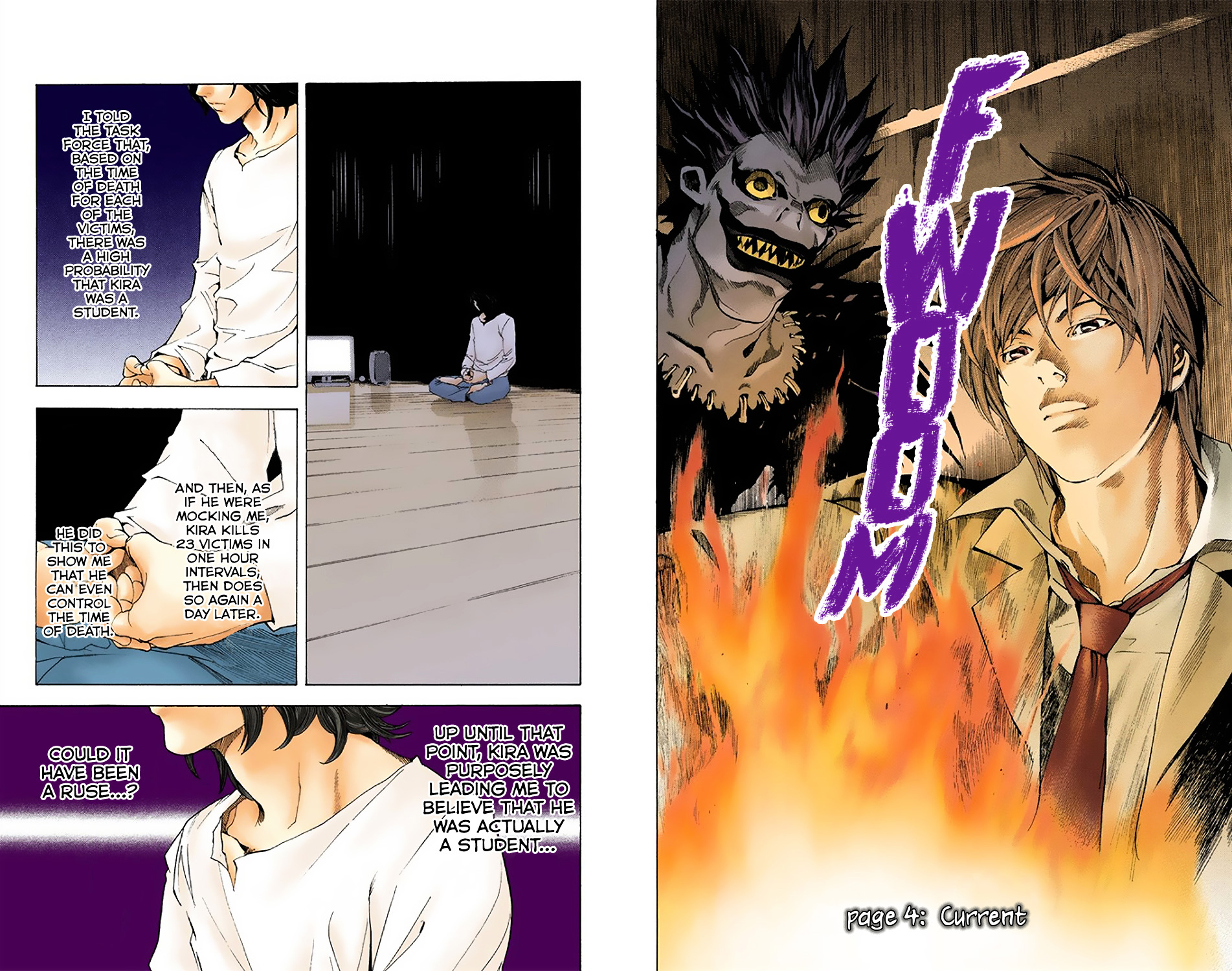 Death Note [Colored Edition] Chapter 4 page 2 - Chapter 4: Current