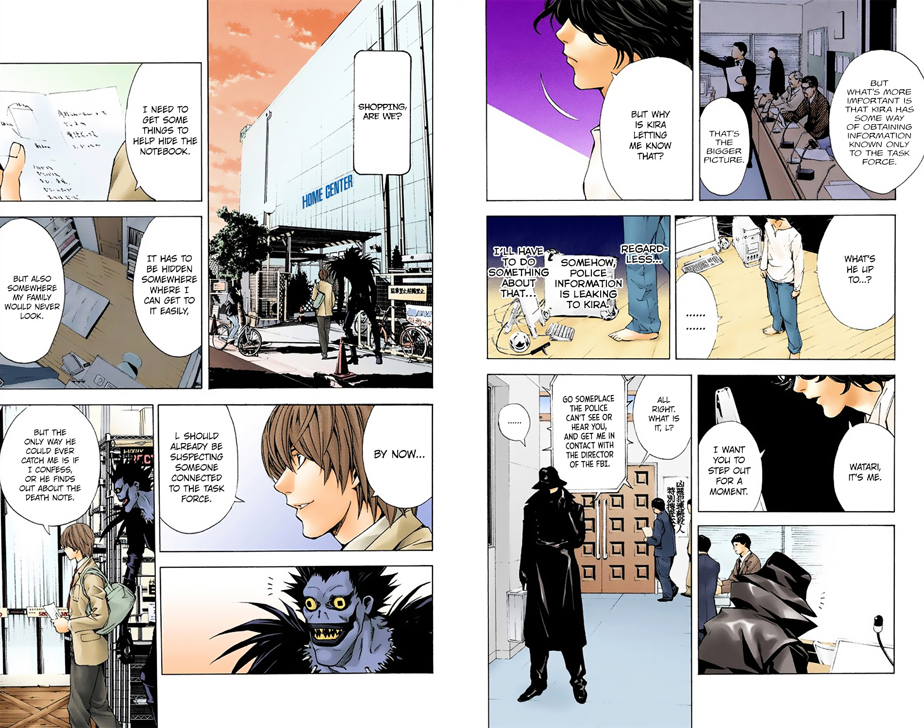 Death Note [Colored Edition] Chapter 4 page 3 - Chapter 4: Current