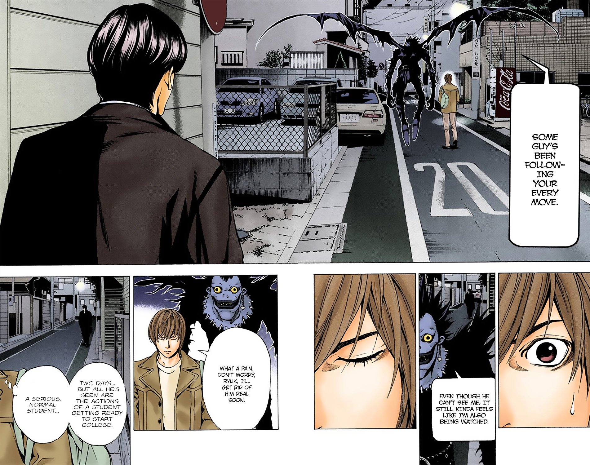 Death Note [Colored Edition] Chapter 5 page 4 - Chapter 5: Eyeballs
