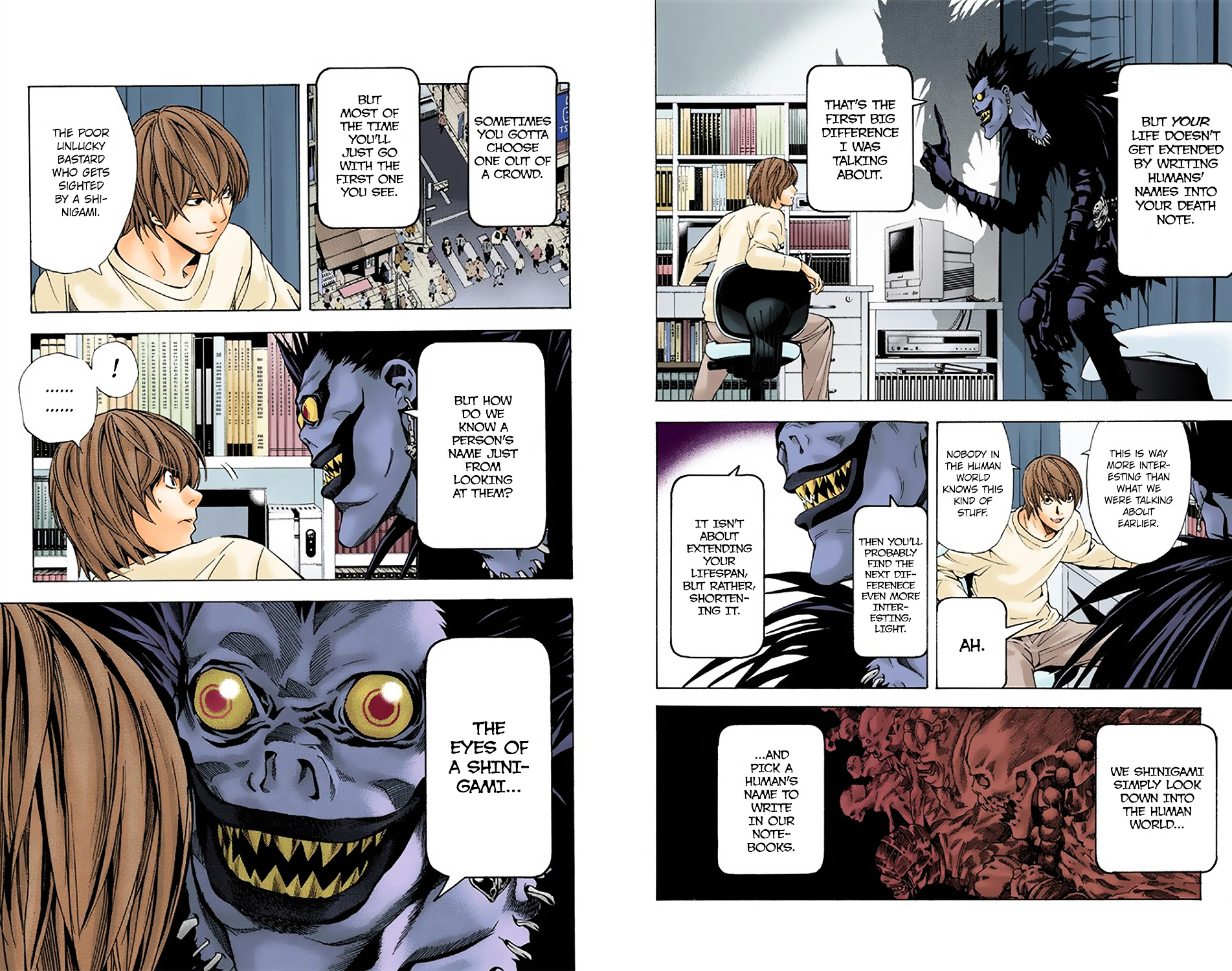 Death Note [Colored Edition] Chapter 5 page 8 - Chapter 5: Eyeballs