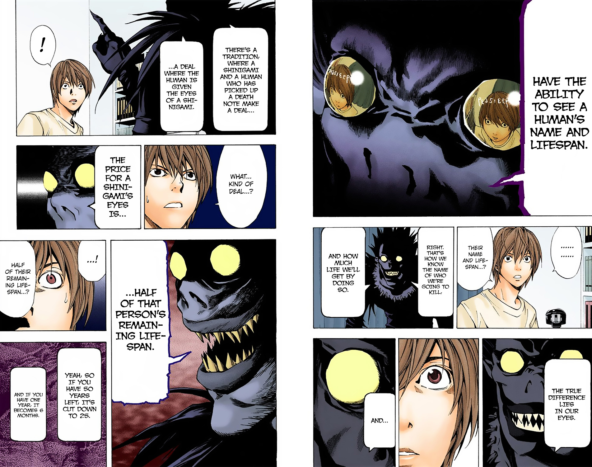 Death Note [Colored Edition] Chapter 5 page 9 - Chapter 5: Eyeballs