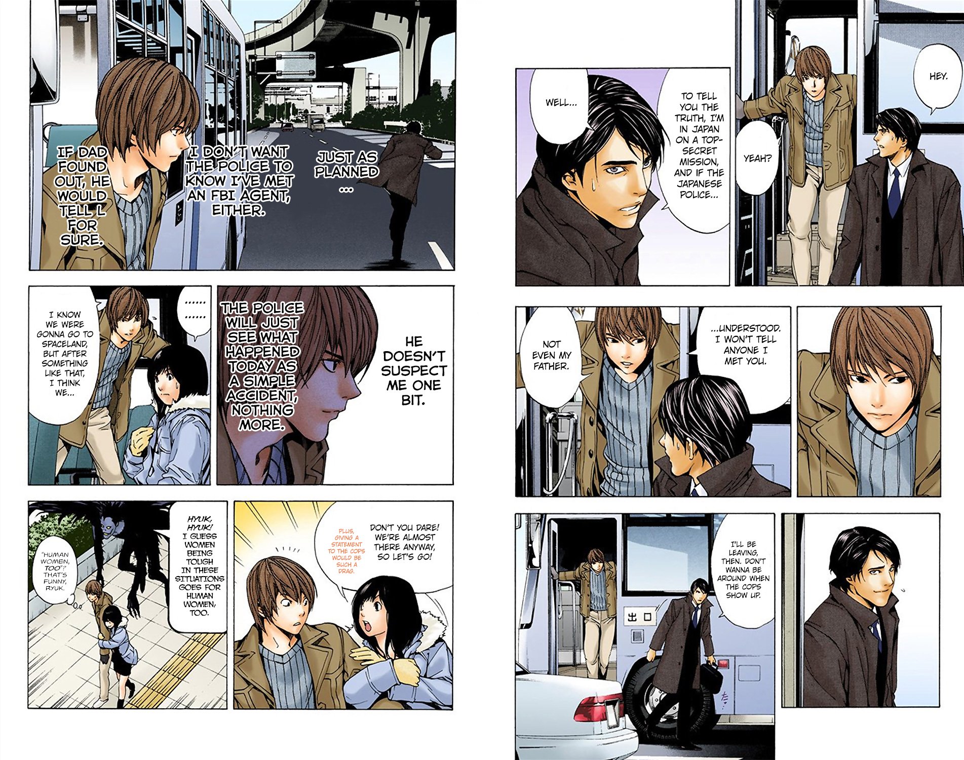 Death Note [Colored Edition] Chapter 8 page 6 - Chapter 8: Woman (Official Color Scans)