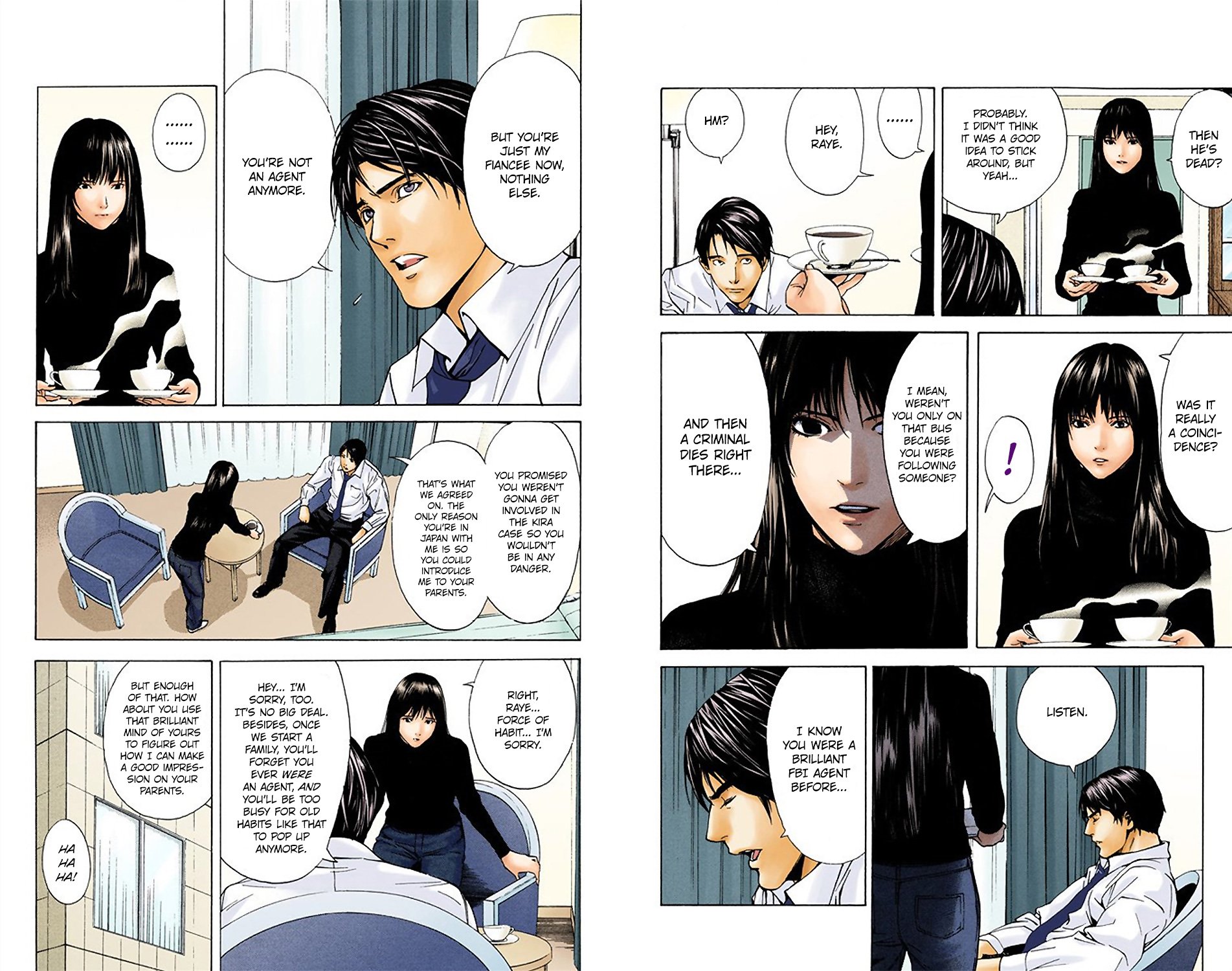 Death Note [Colored Edition] Chapter 8 page 8 - Chapter 8: Woman (Official Color Scans)