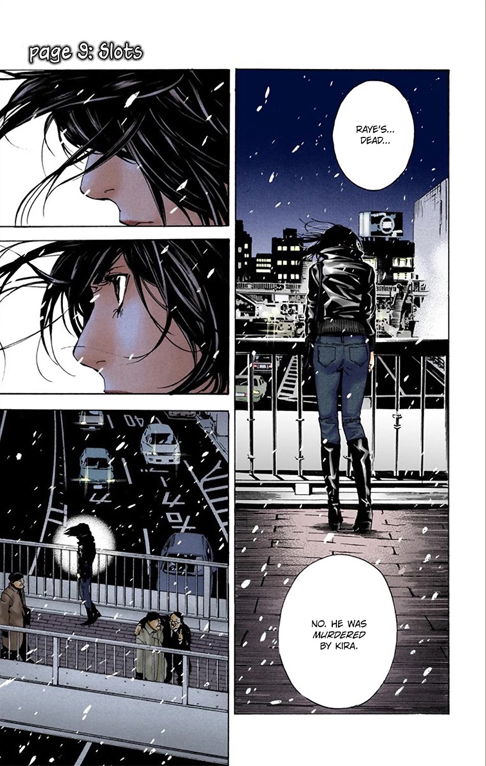 Death Note [Colored Edition] Chapter 9 page 1 - Chapter 9: Slots (Official Color Scans)