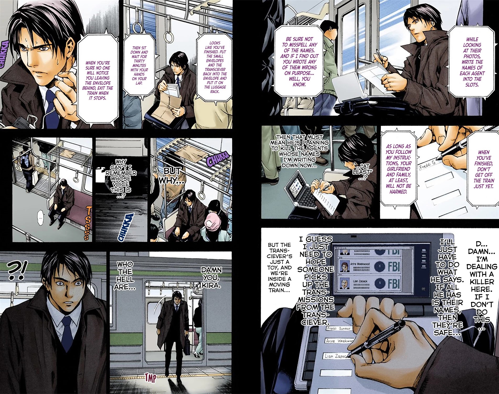Death Note [Colored Edition] Chapter 9 page 8 - Chapter 9: Slots (Official Color Scans)
