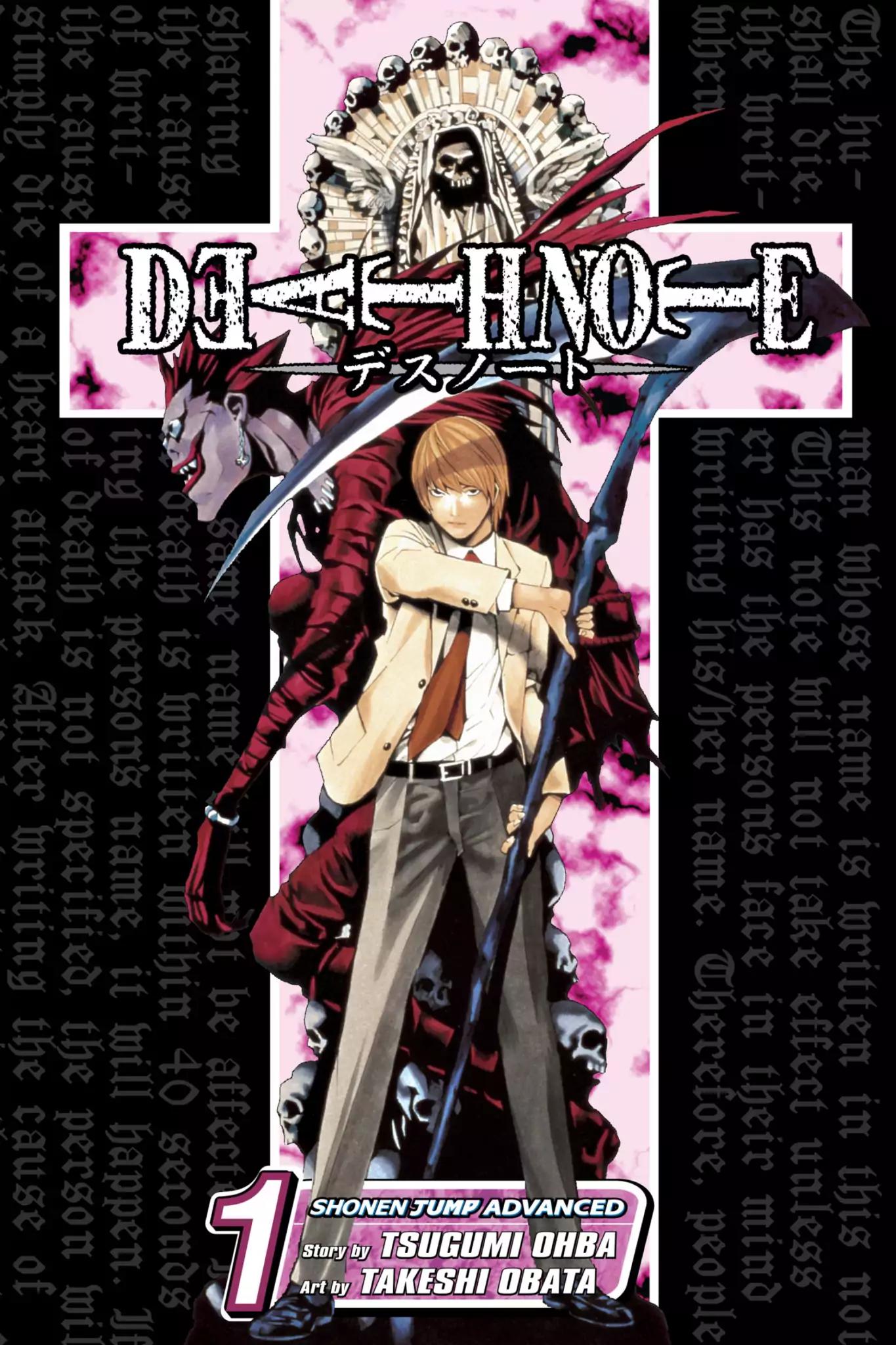 Death Note manga, chapter 1, page 1 of 53