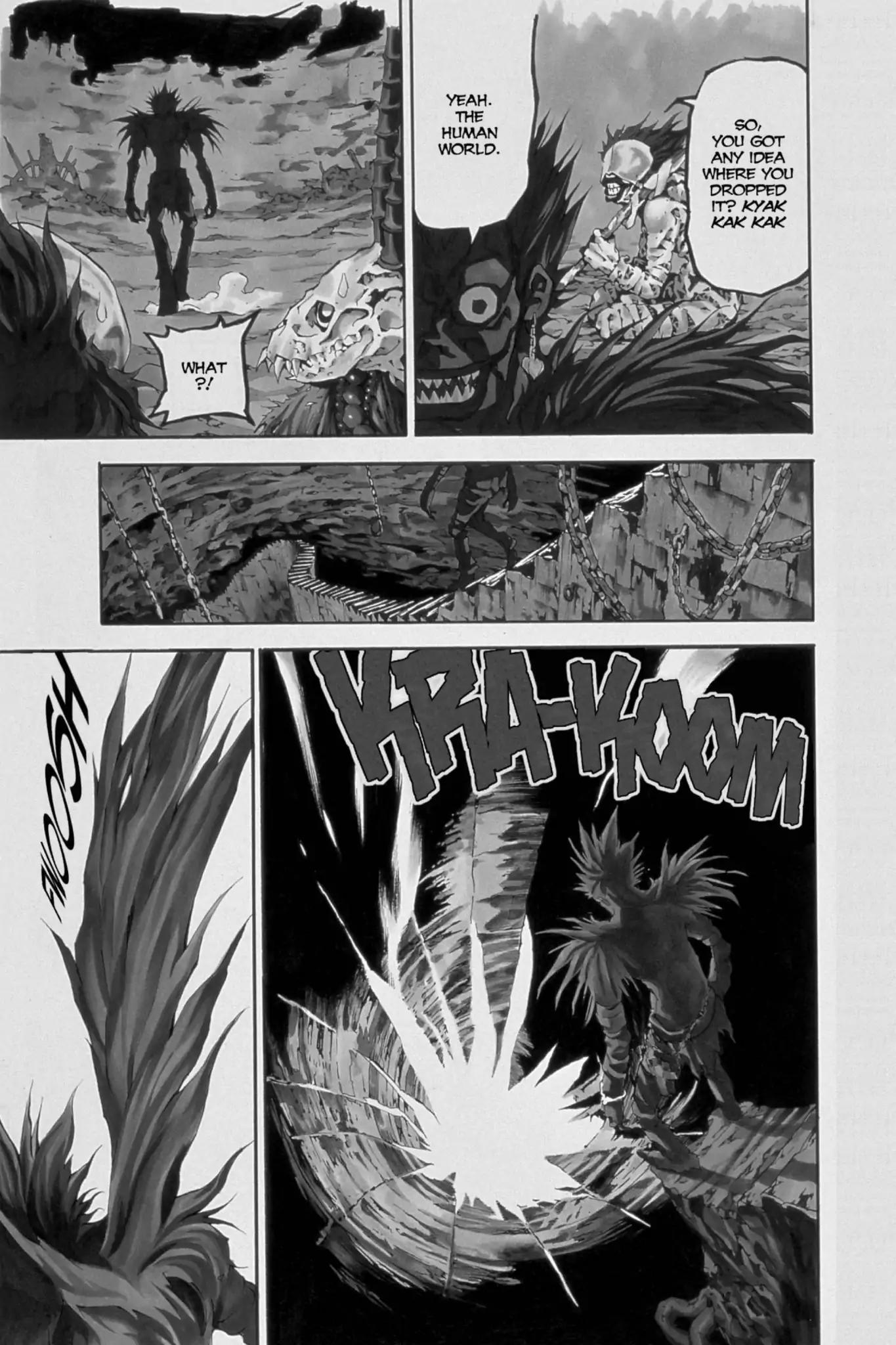 Death Note manga, chapter 1, page 10 of 53