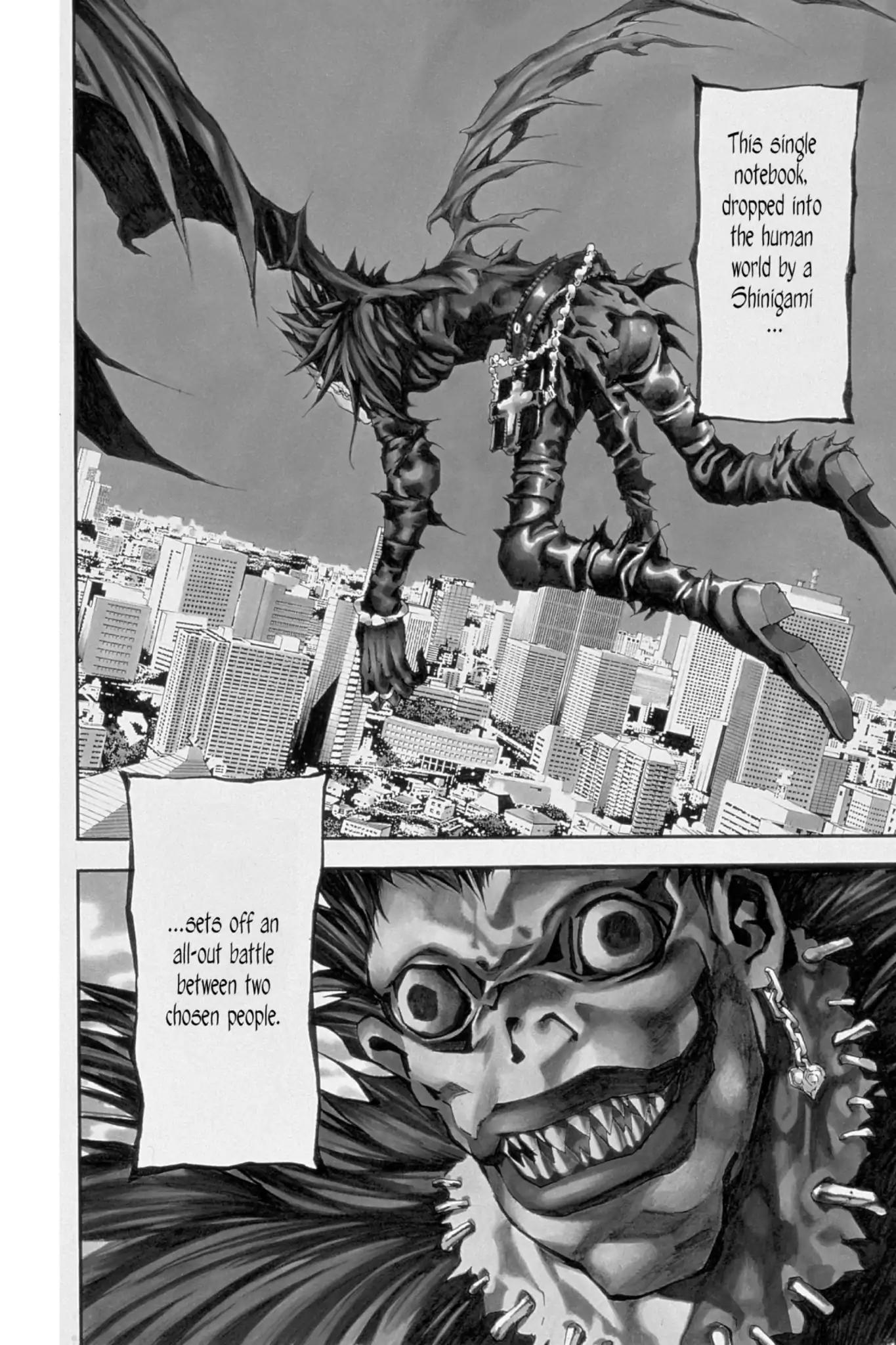 Death Note manga, chapter 1, page 11 of 53