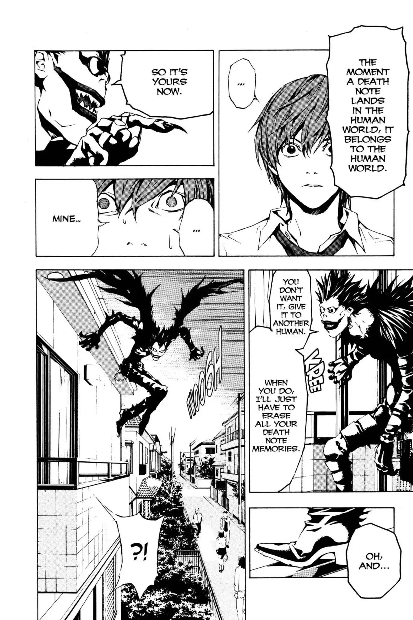 Death Note manga, chapter 1, page 23 of 53