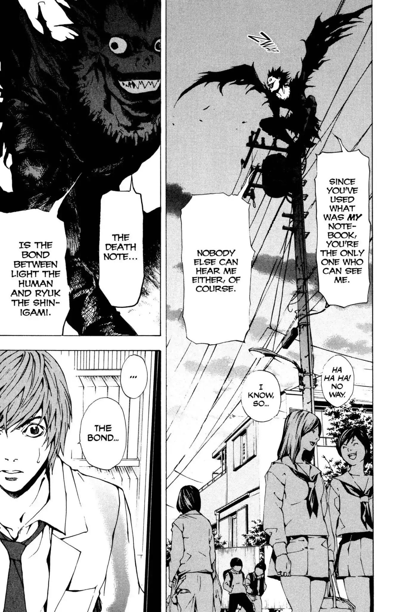 Death Note manga, chapter 1, page 24 of 53