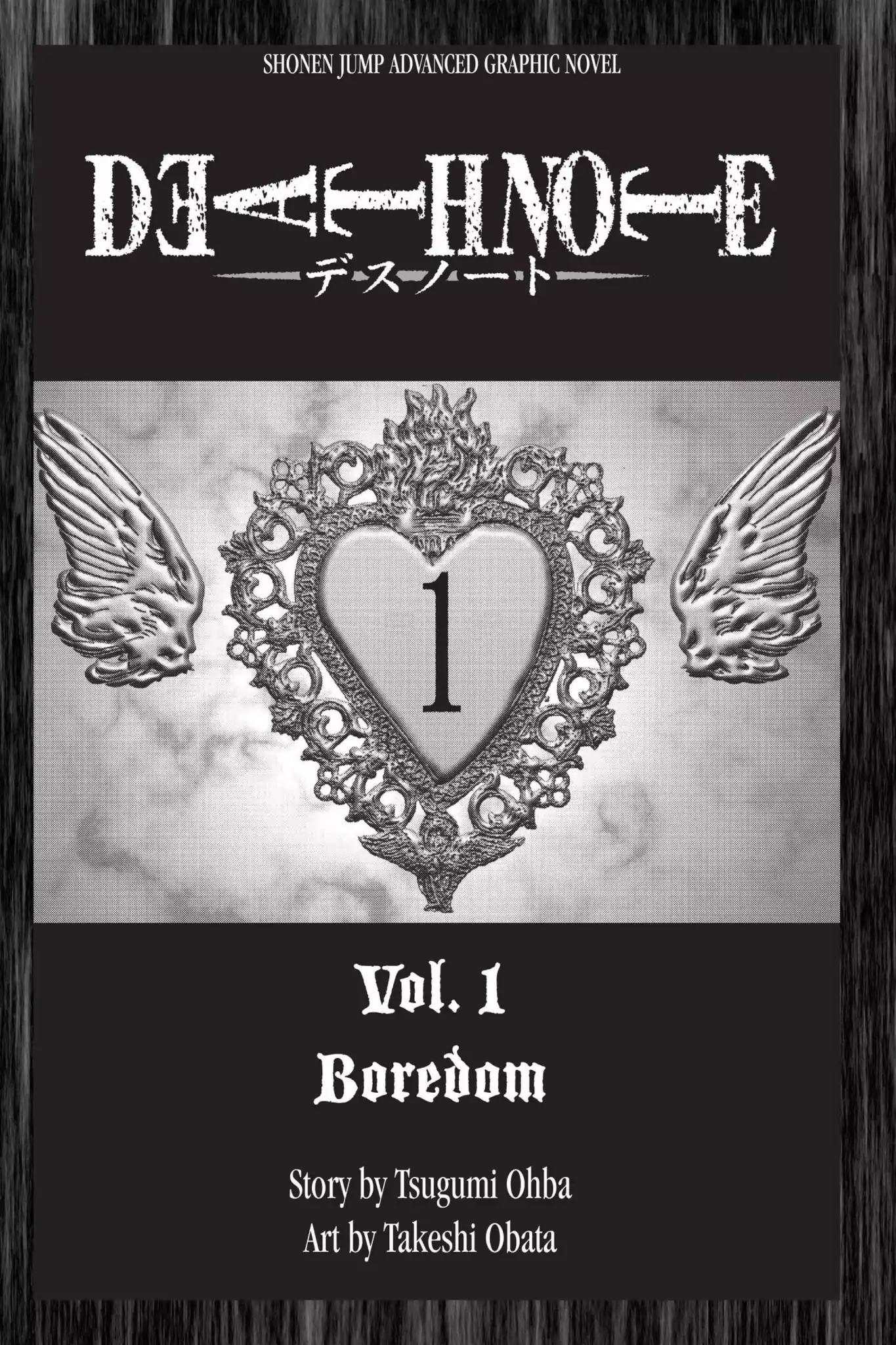 Death Note manga, chapter 1, page 4 of 53
