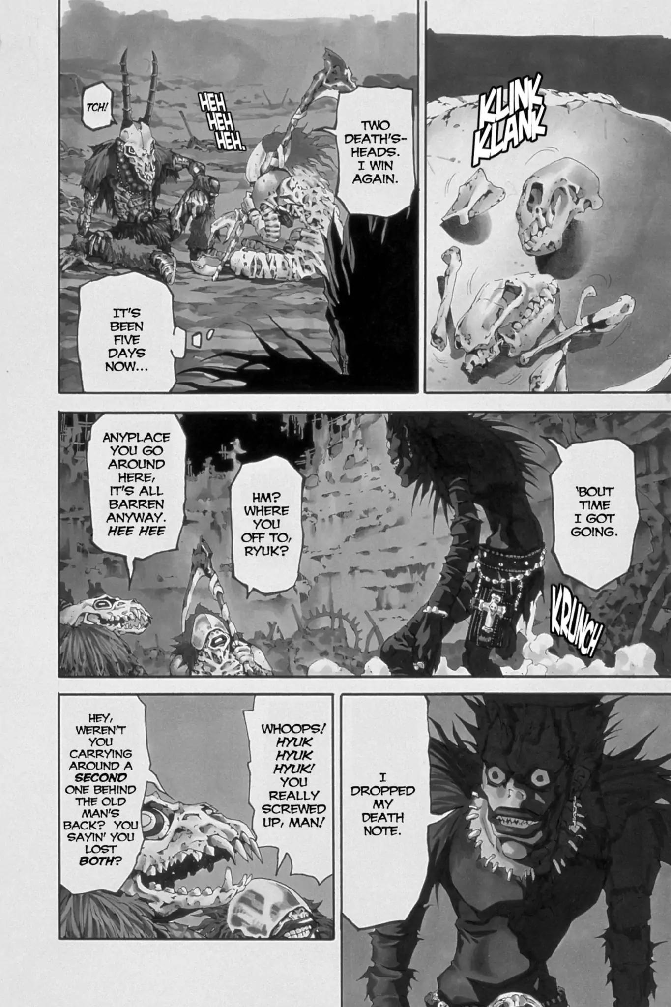 Death Note manga, chapter 1, page 9 of 53
