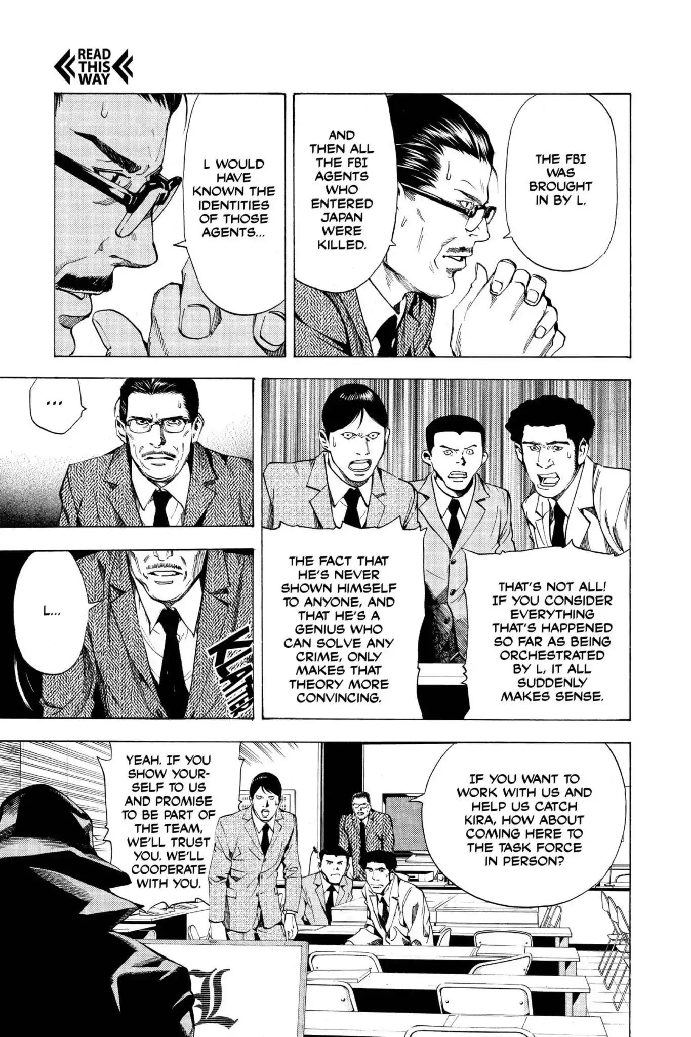 Death Note manga, chapter 10, page 11 of 24