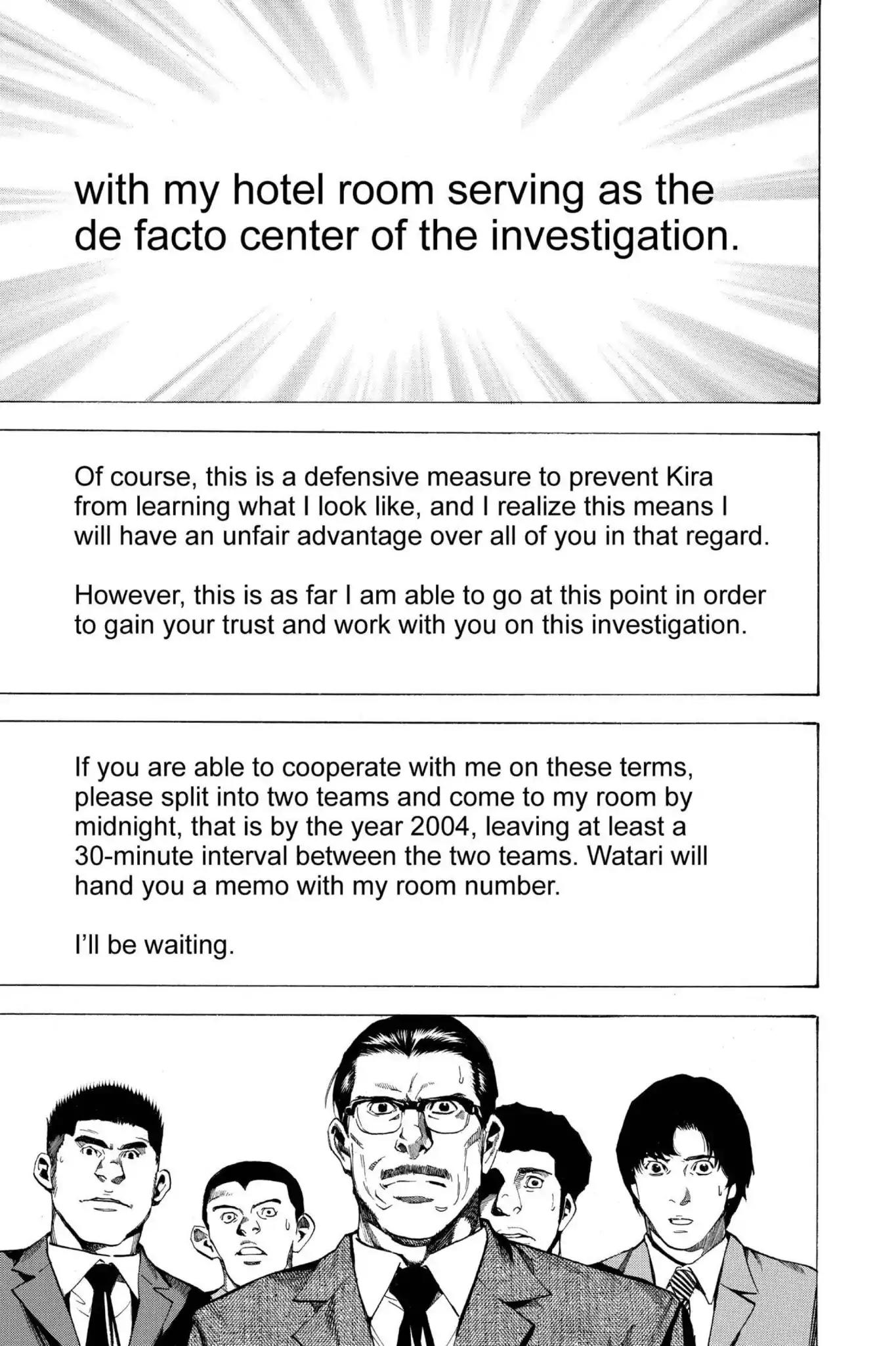 Death Note manga, chapter 10, page 17 of 24