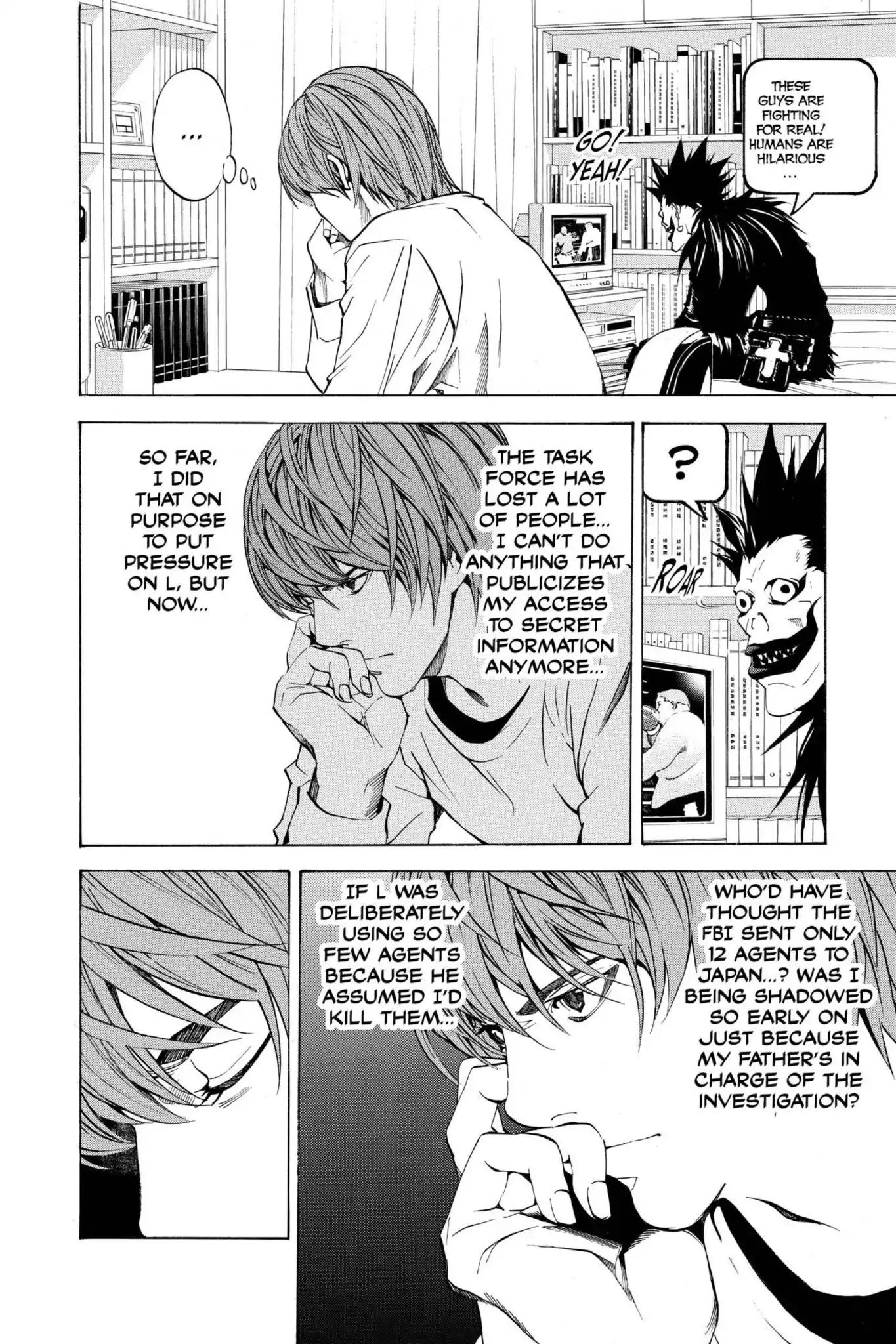 Death Note manga, chapter 10, page 20 of 24
