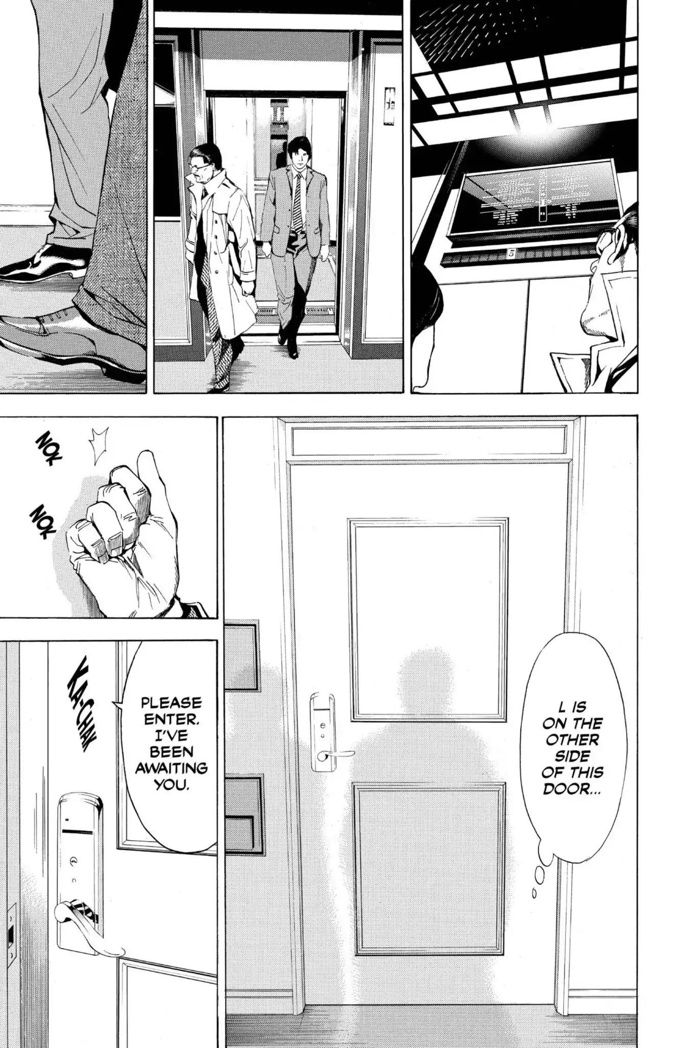 Death Note manga, chapter 10, page 23 of 24