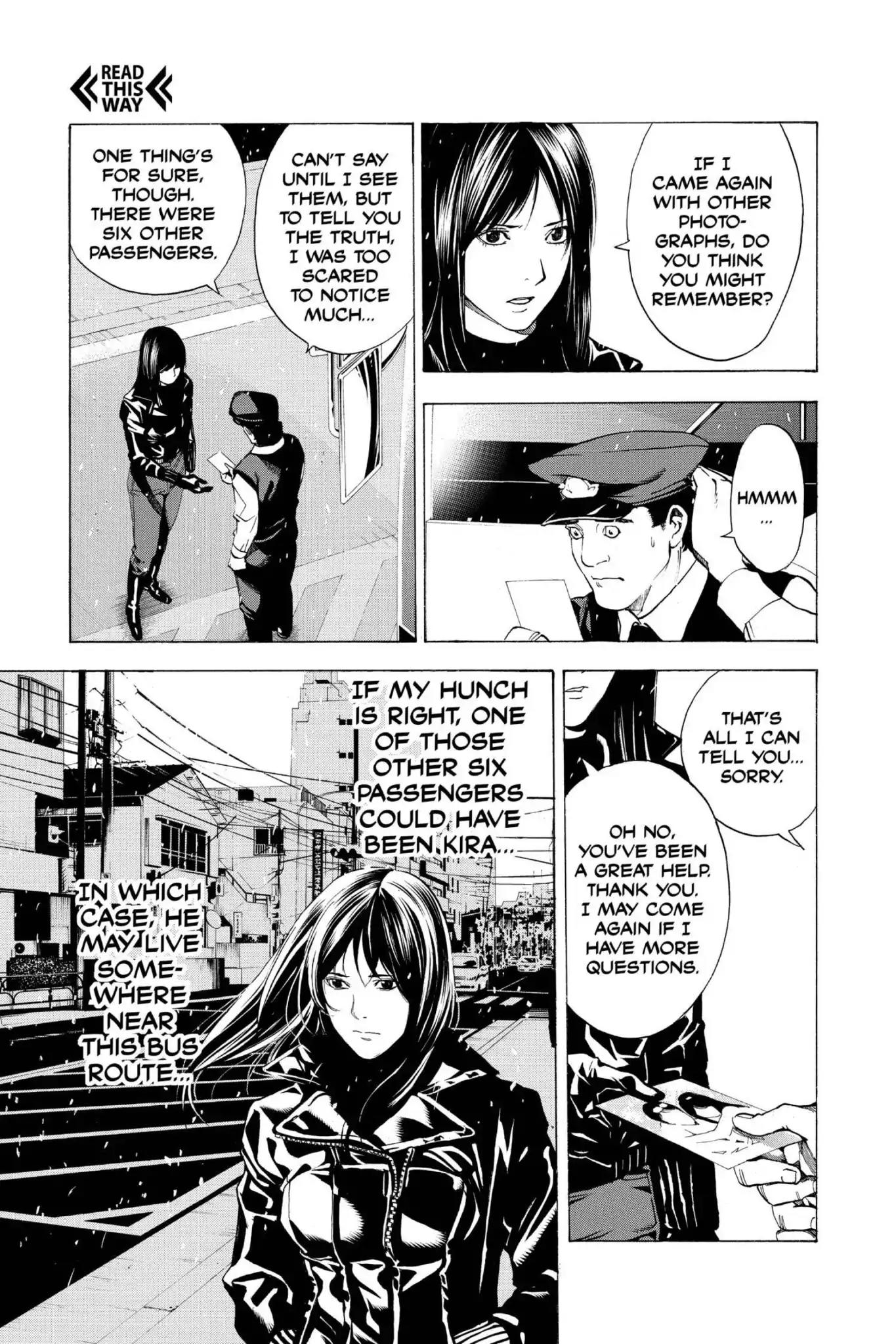 Death Note manga, chapter 10, page 3 of 24