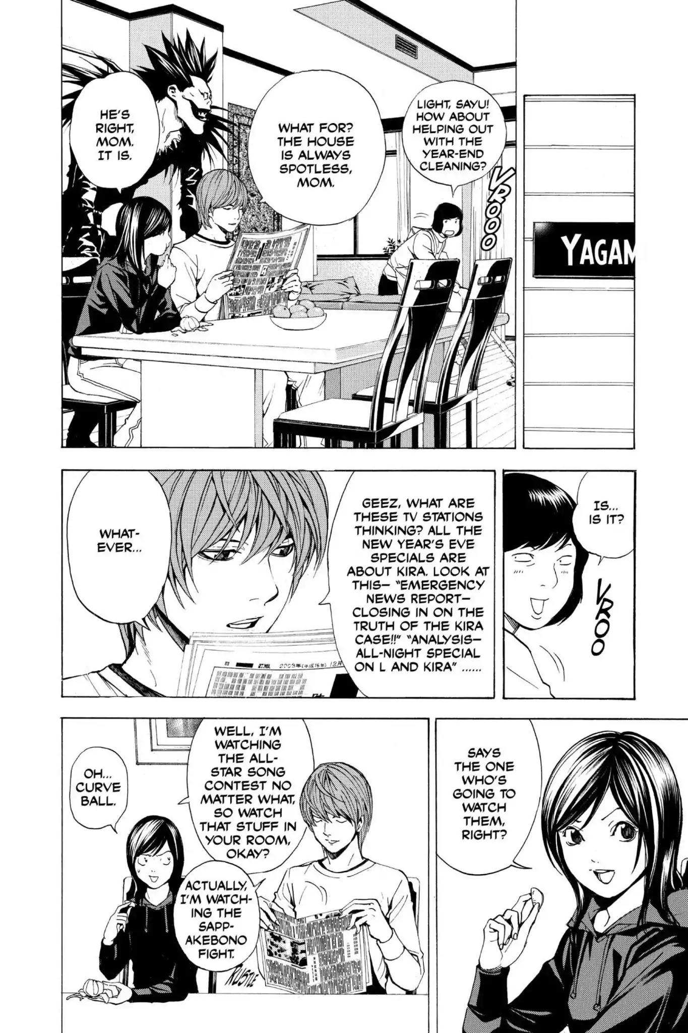 Death Note manga, chapter 10, page 4 of 24