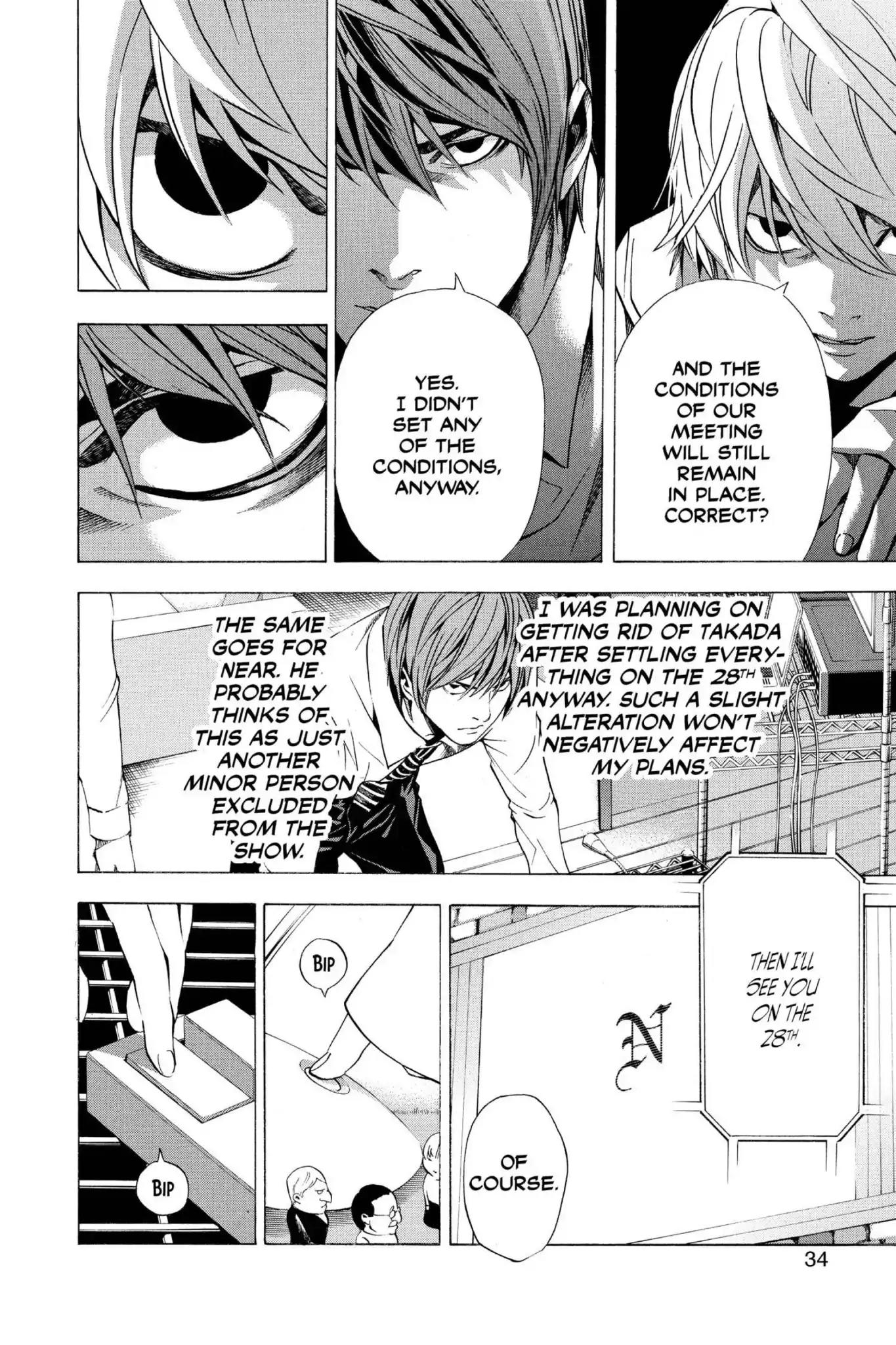 Death Note Chapter 100 page 8 - Chapter 100: Face to Face