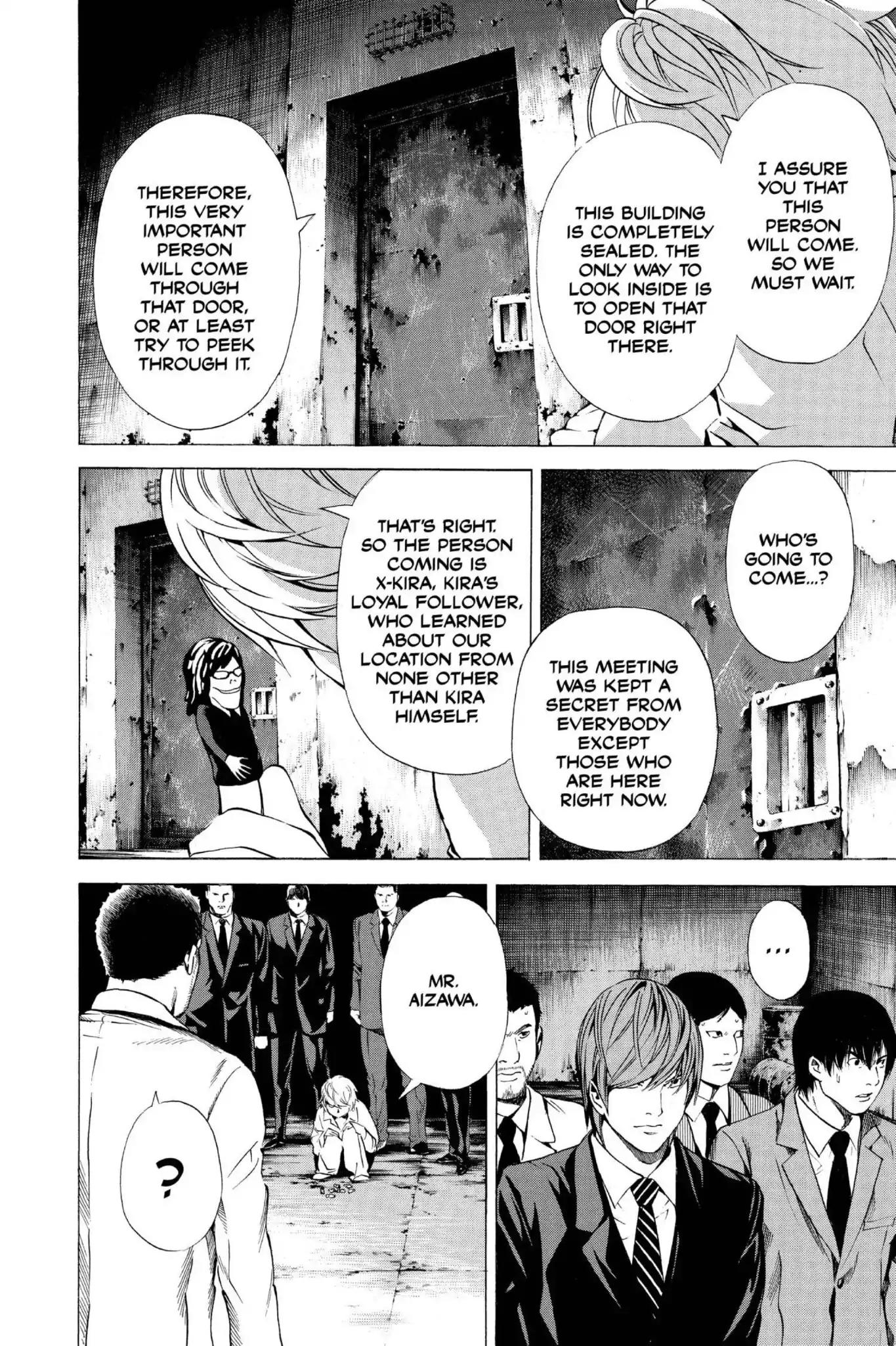 Death Note manga, chapter 101, page 10 of 20