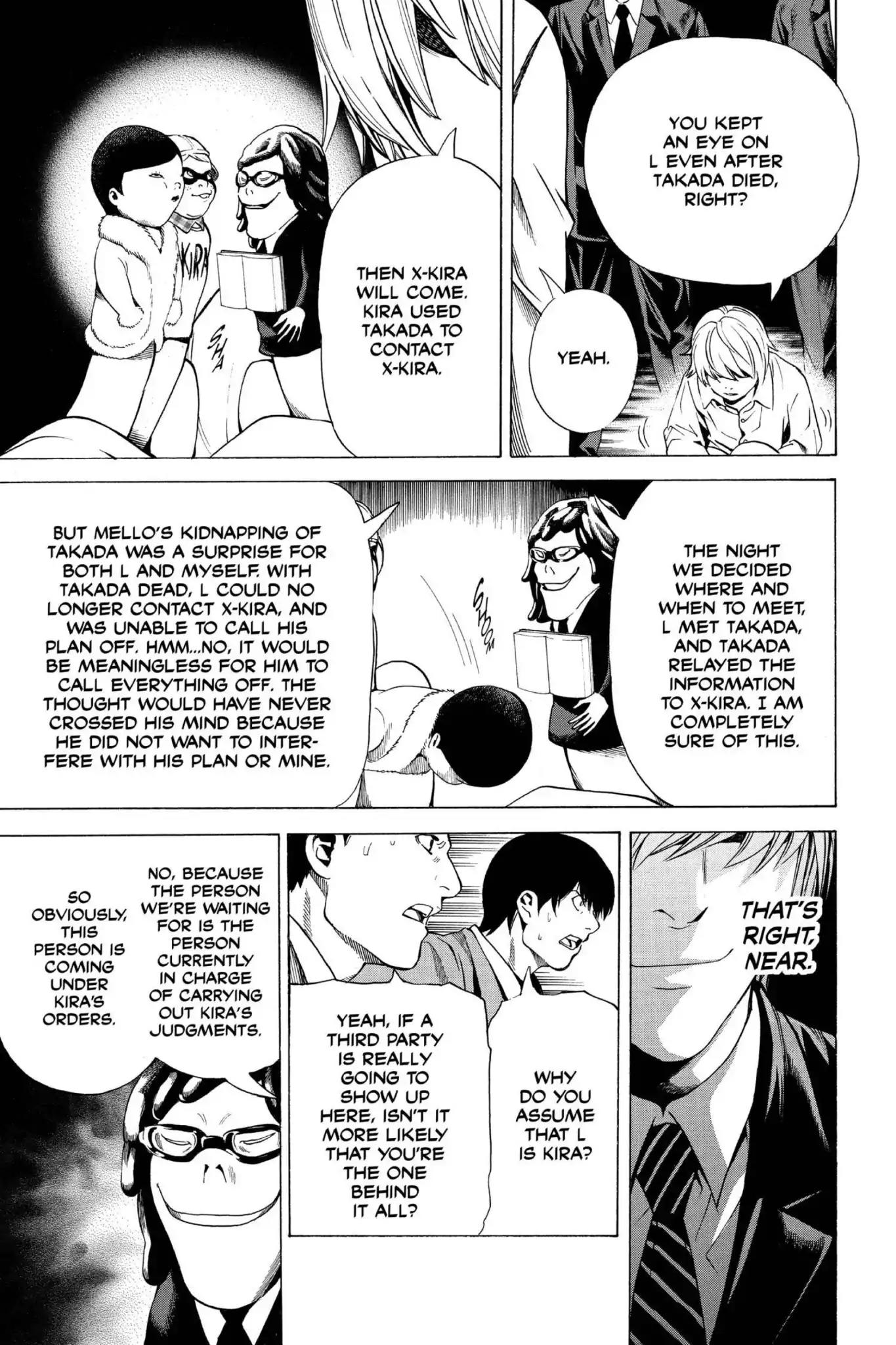 Death Note manga, chapter 101, page 11 of 20