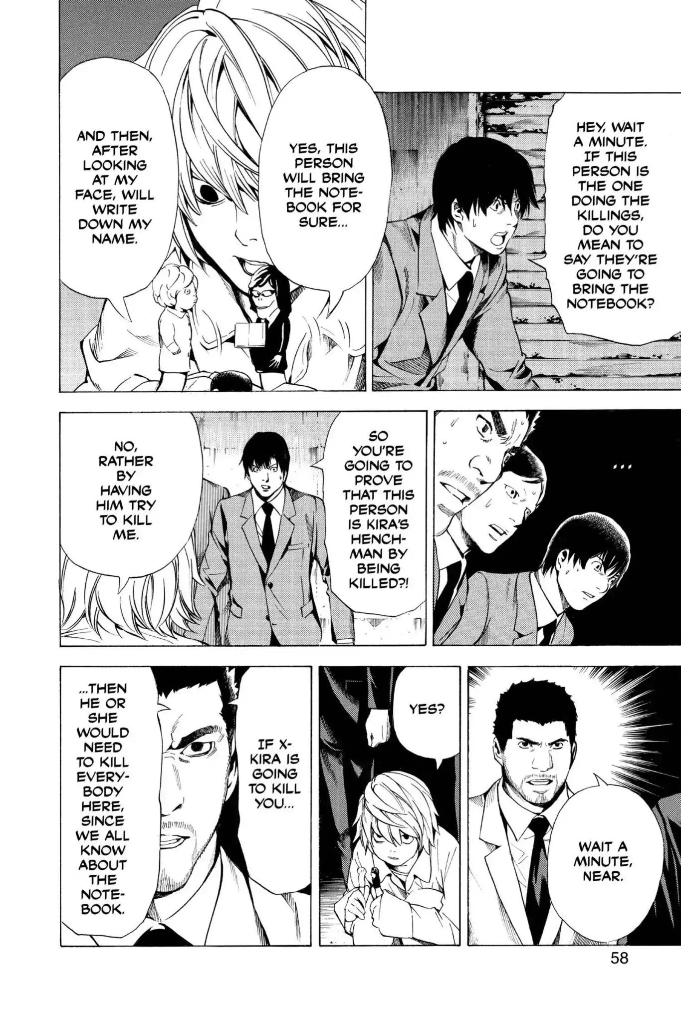 Death Note manga, chapter 101, page 12 of 20