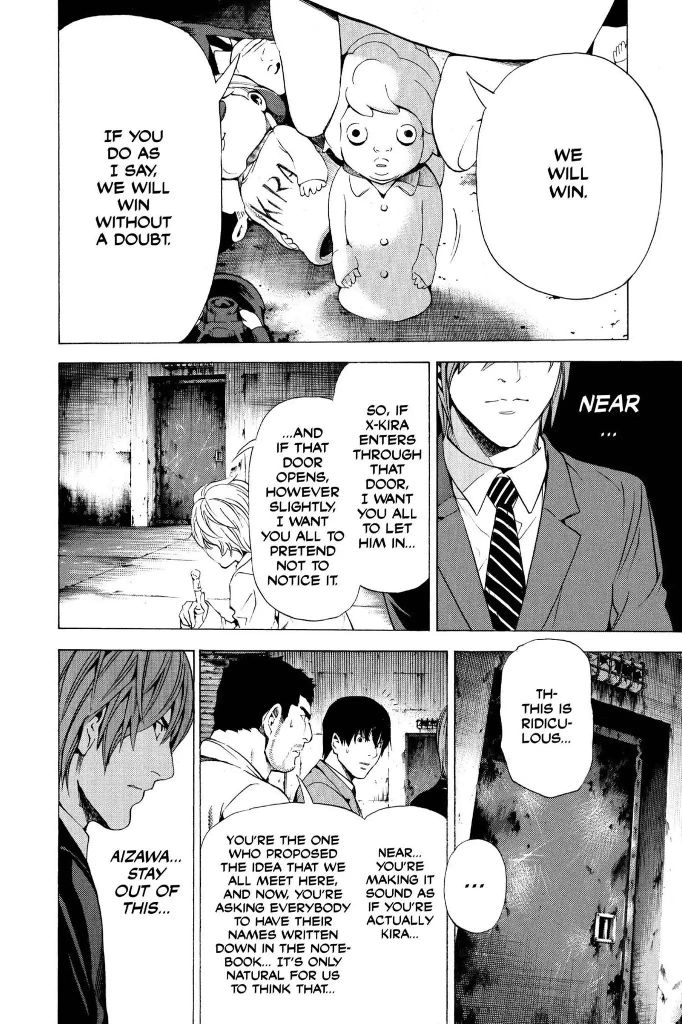 Death Note manga, chapter 101, page 14 of 20