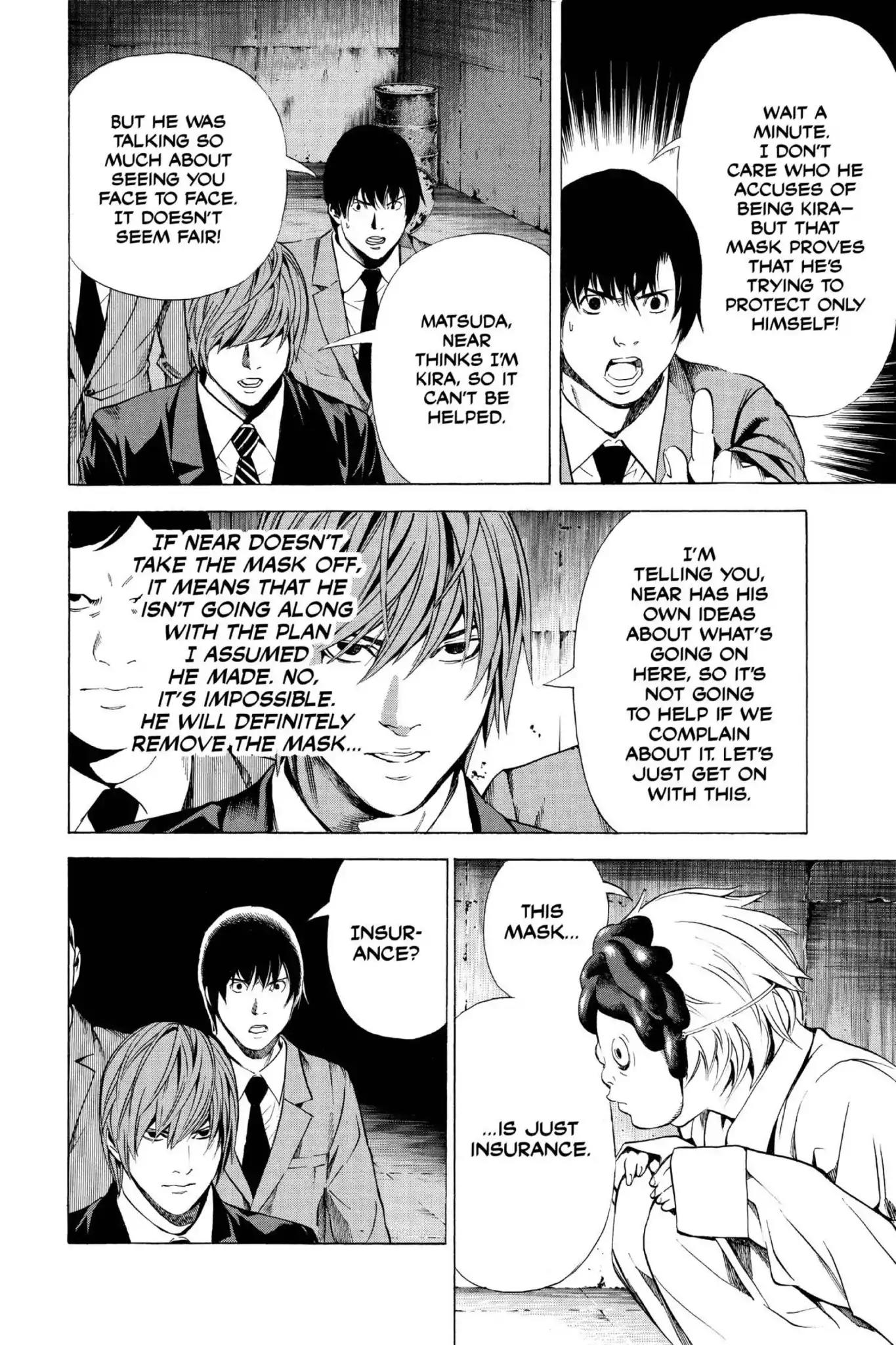 Death Note manga, chapter 101, page 4 of 20