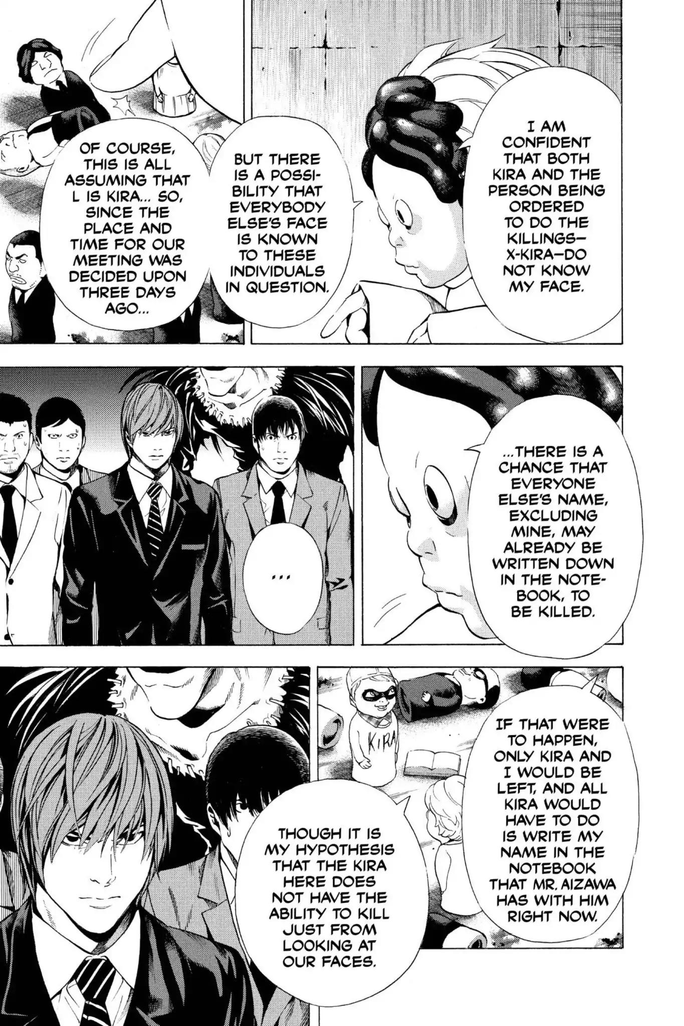 Death Note manga, chapter 101, page 5 of 20