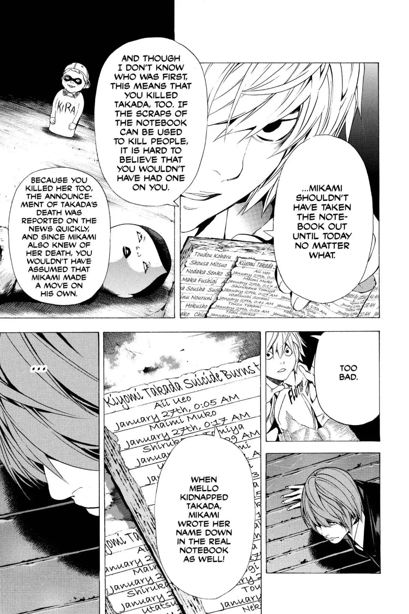 Death Note Chapter 104 page 9 - Chapter 104: The Answer