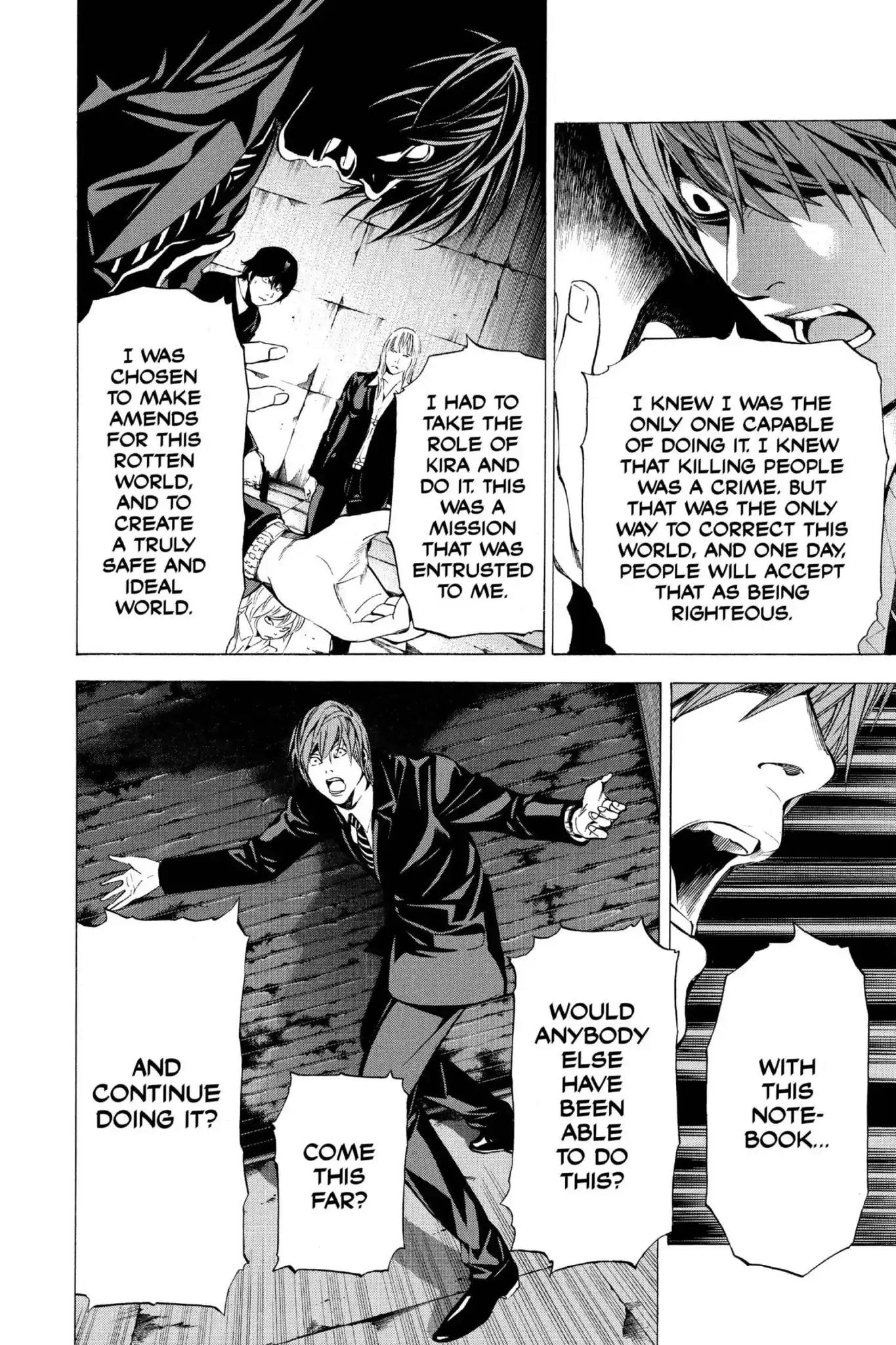 Death Note manga, chapter 105, page 10 of 20