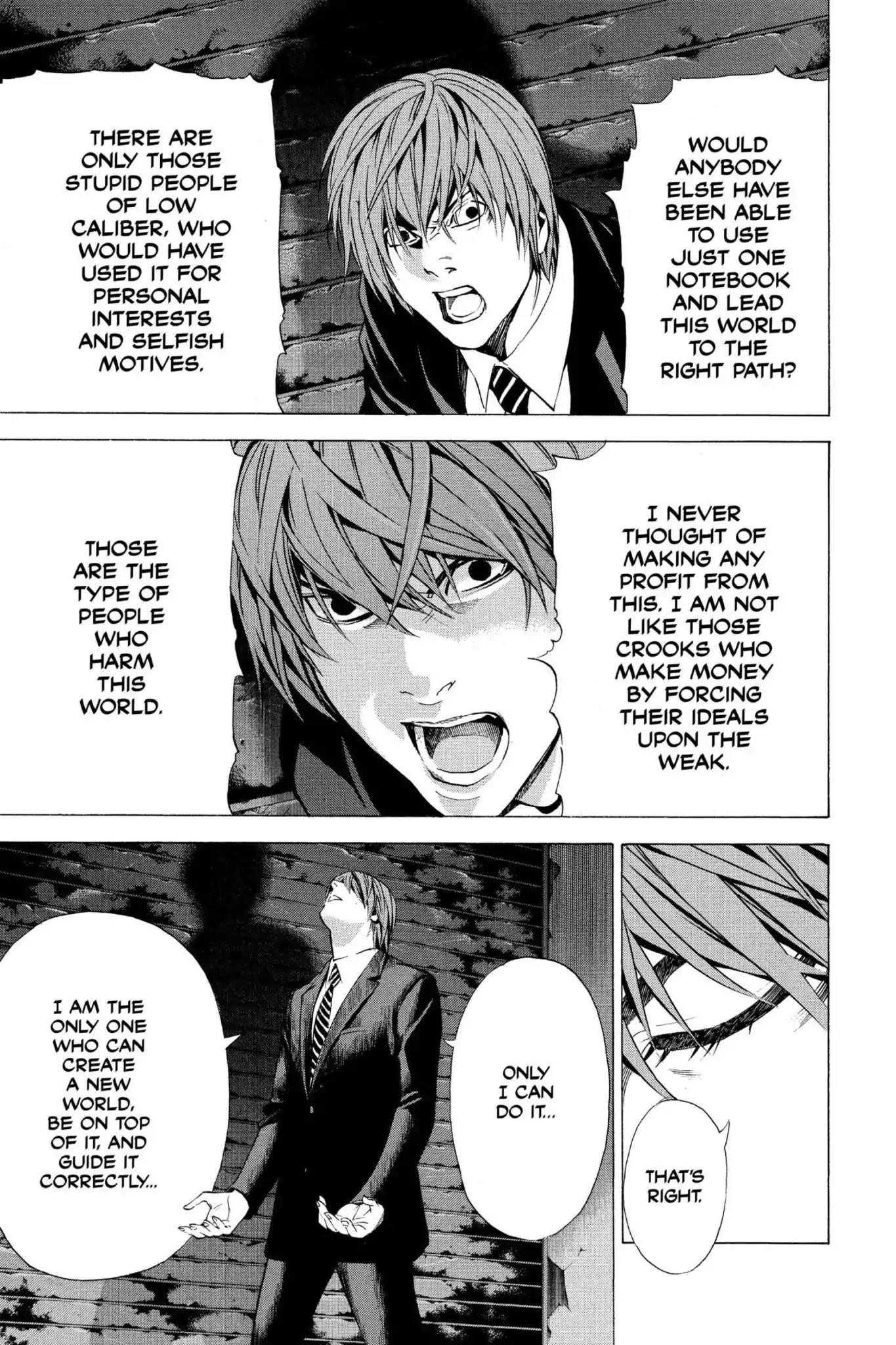 Death Note manga, chapter 105, page 11 of 20
