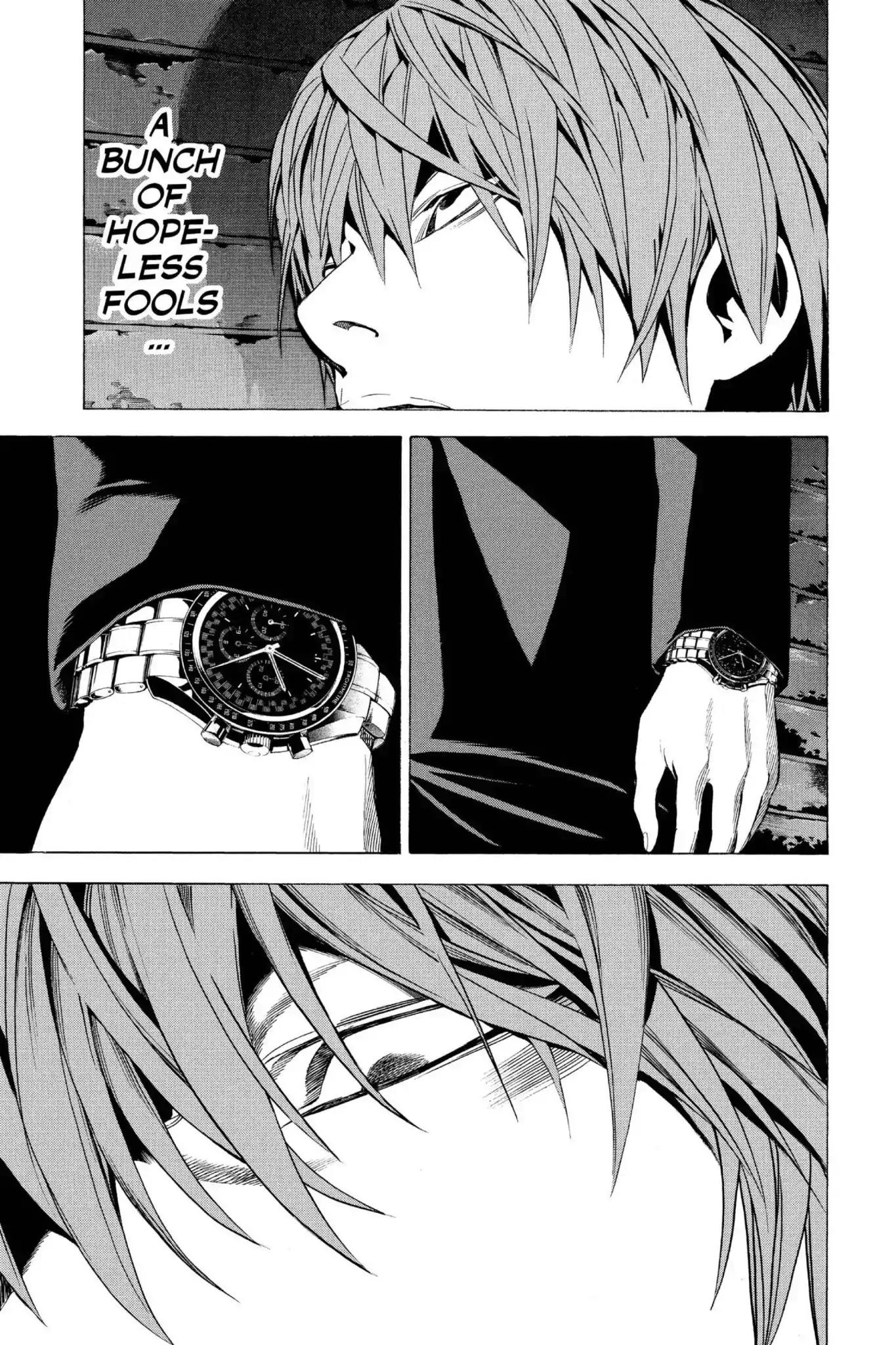 Death Note manga, chapter 105, page 19 of 20