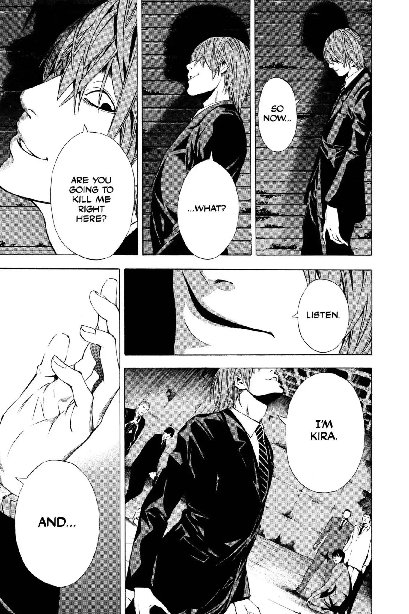 Death Note manga, chapter 105, page 3 of 20
