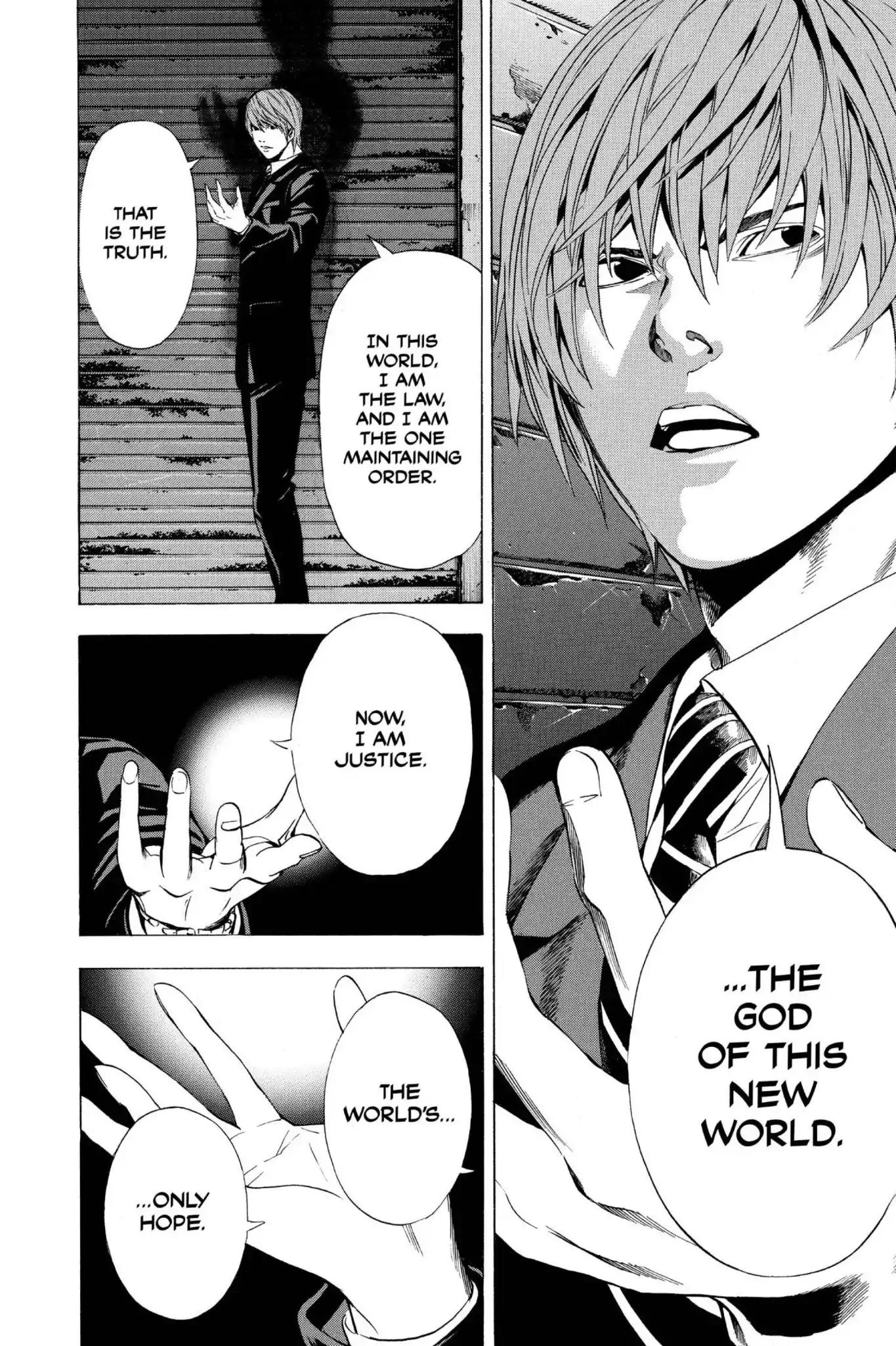 Death Note manga, chapter 105, page 4 of 20