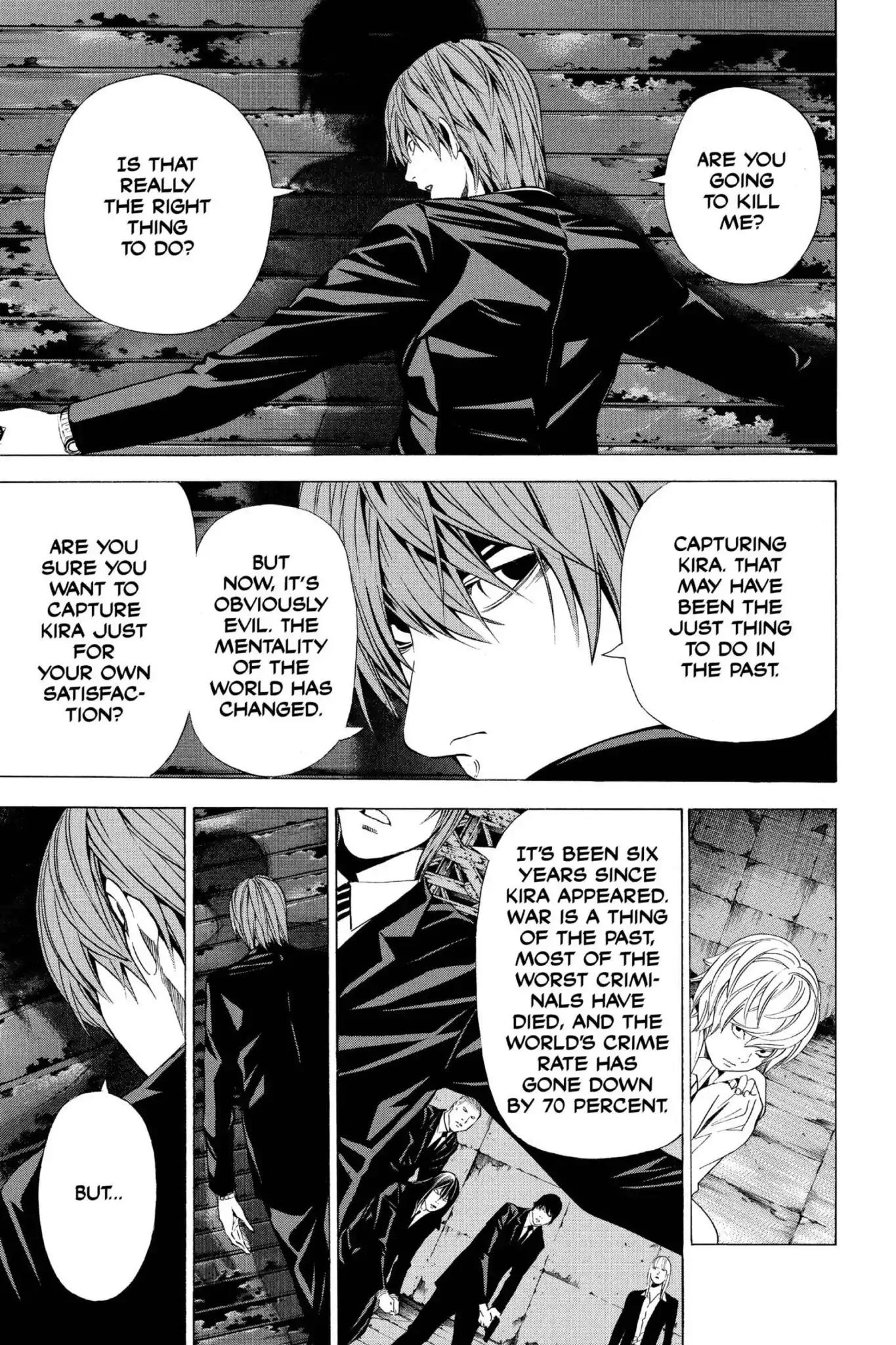 Death Note manga, chapter 105, page 5 of 20