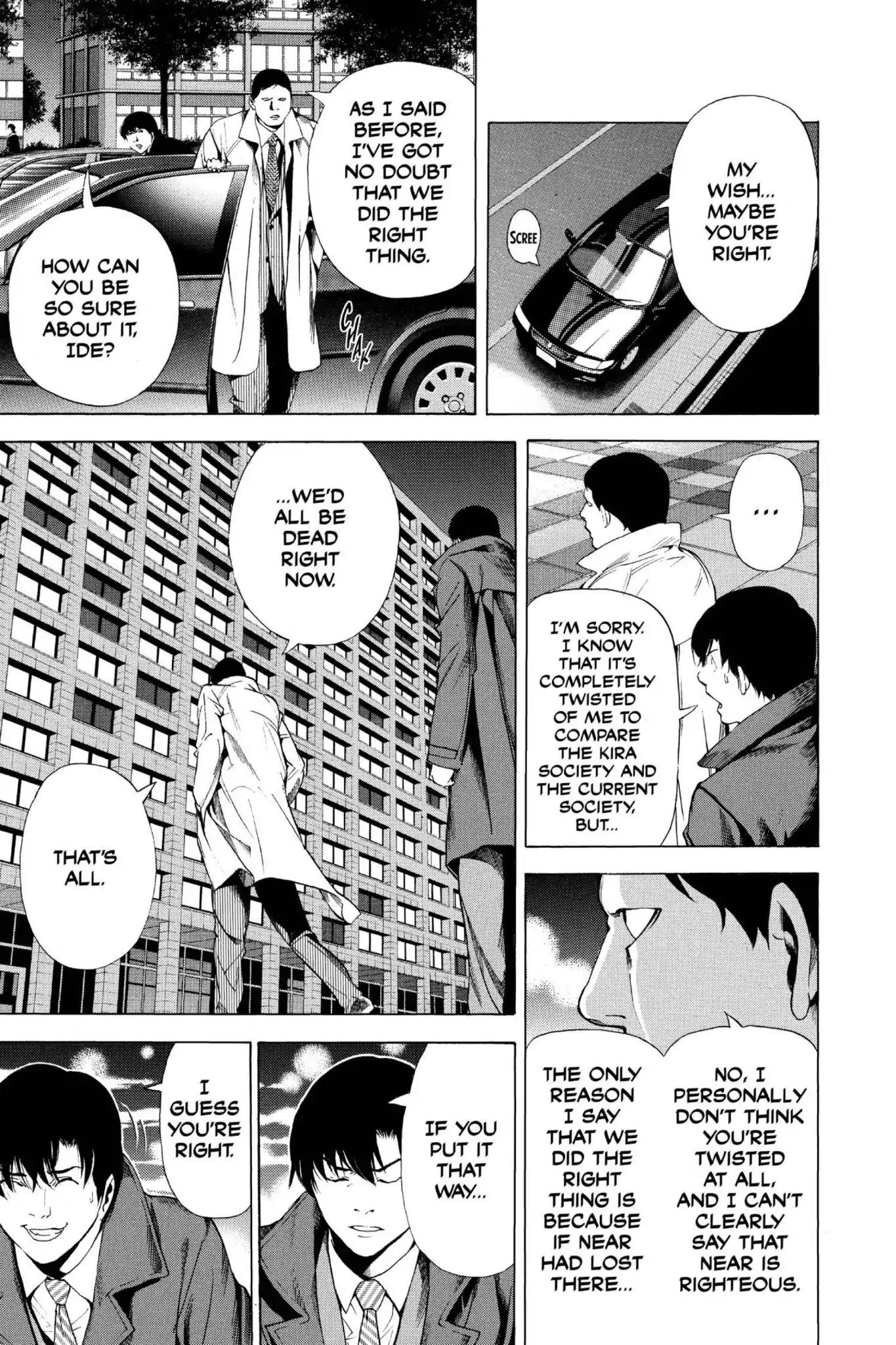Death Note manga, chapter 108, page 13 of 24