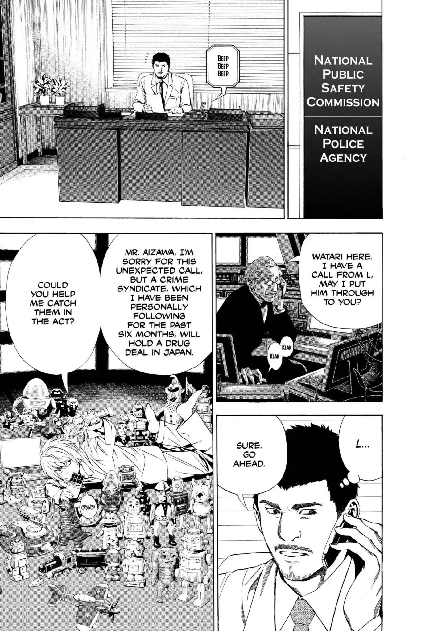 Death Note manga, chapter 108, page 5 of 24