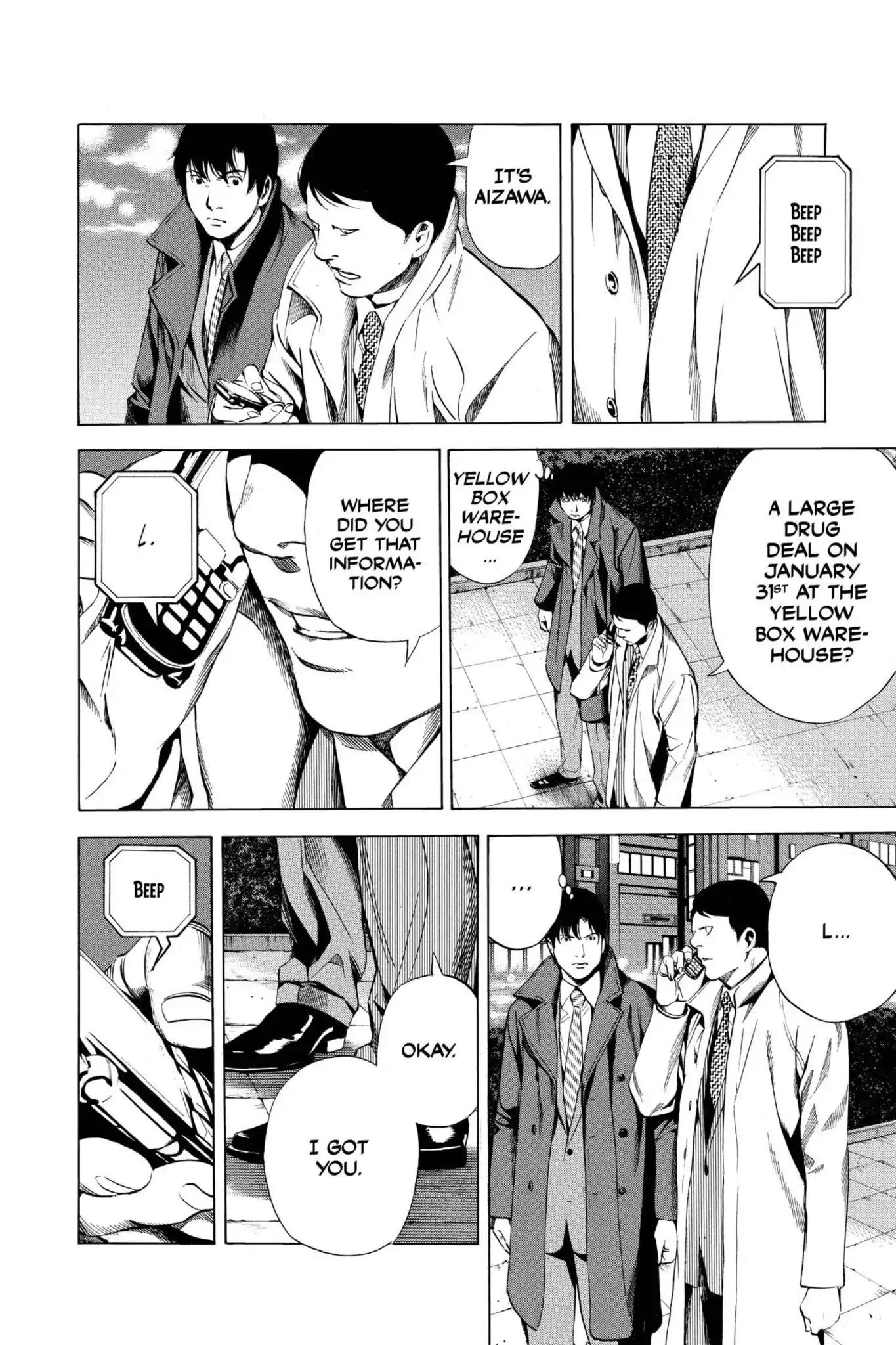 Death Note manga, chapter 108, page 6 of 24