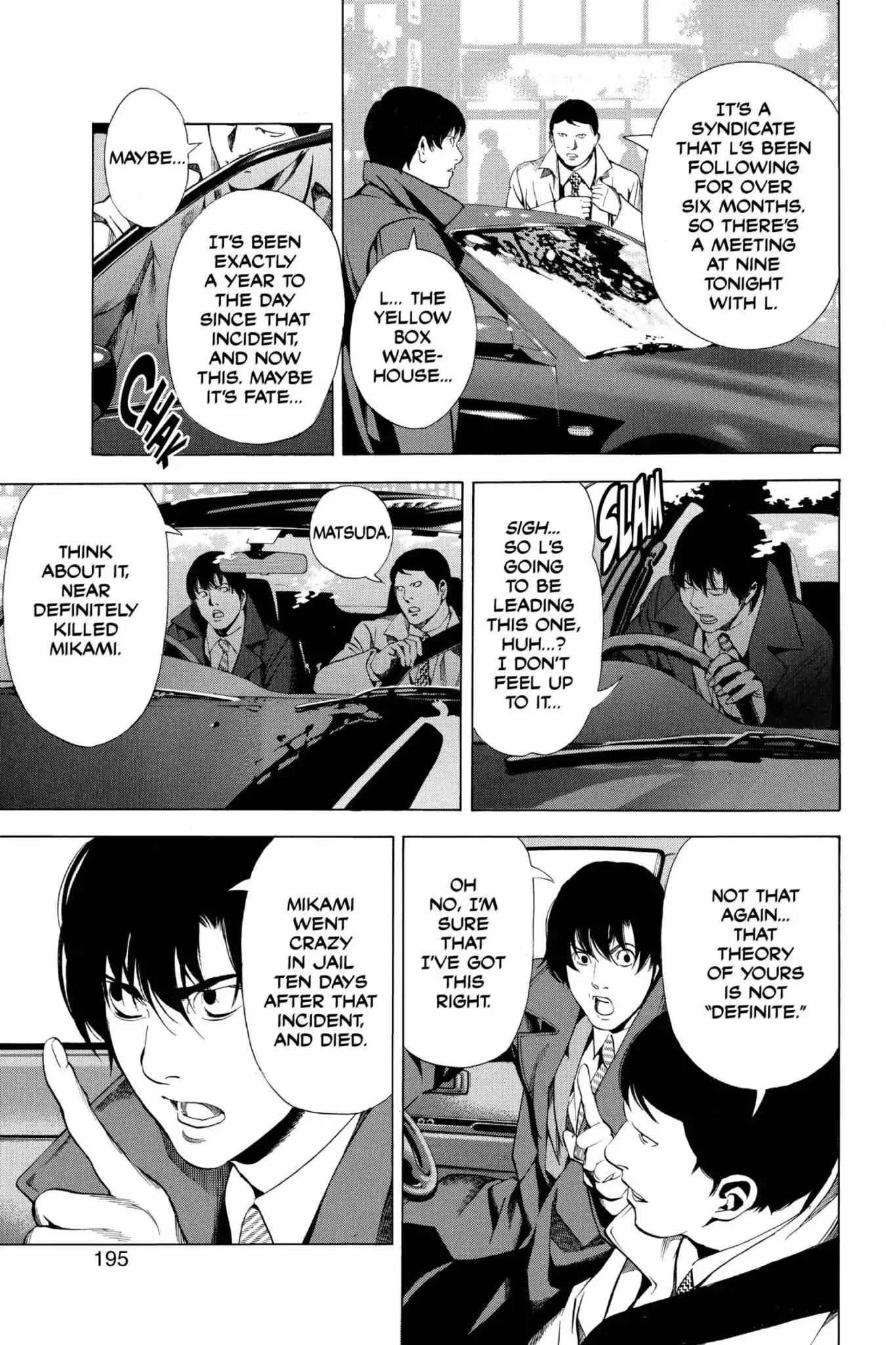 Death Note manga, chapter 108, page 7 of 24