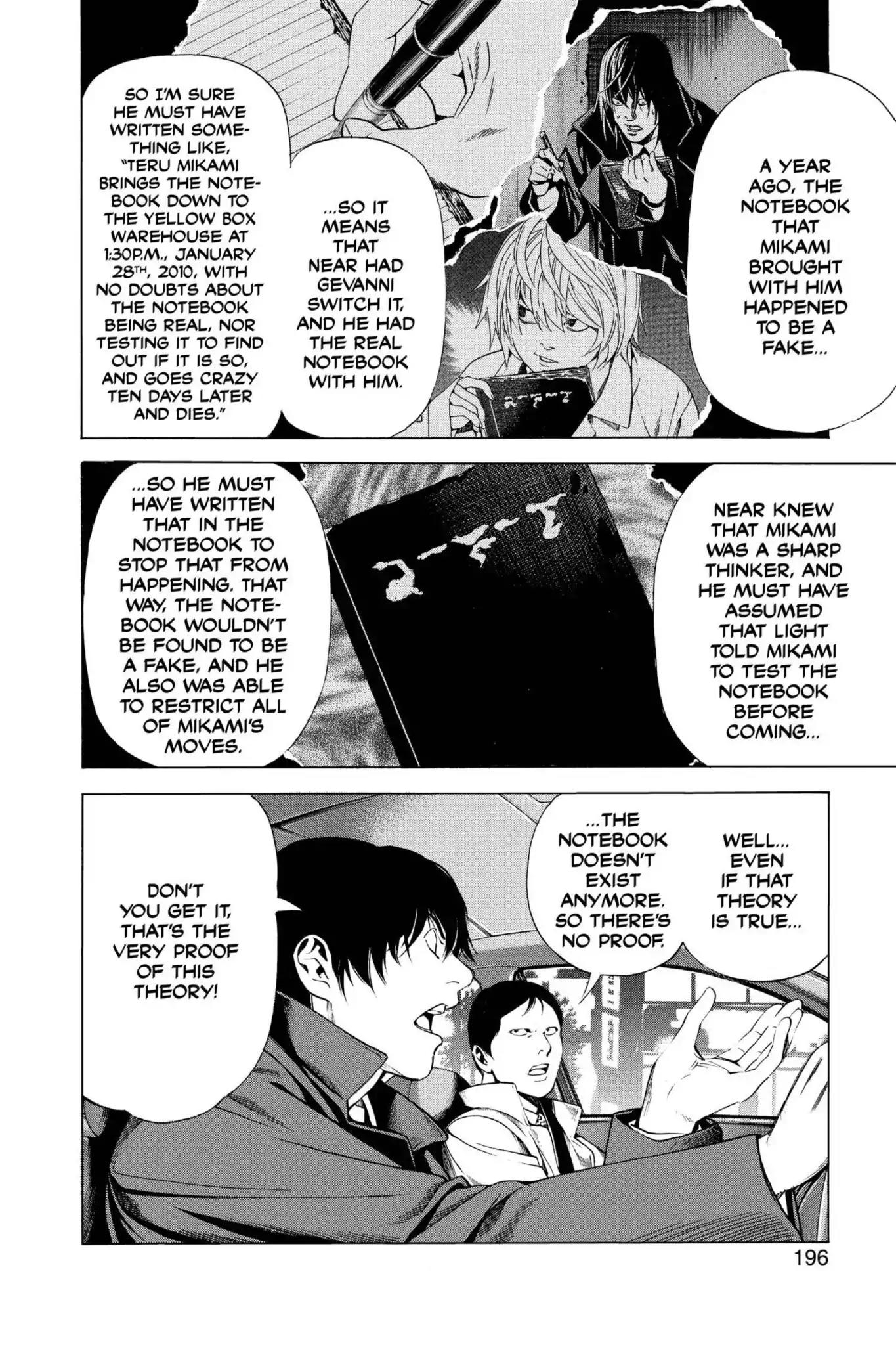 Death Note manga, chapter 108, page 8 of 24