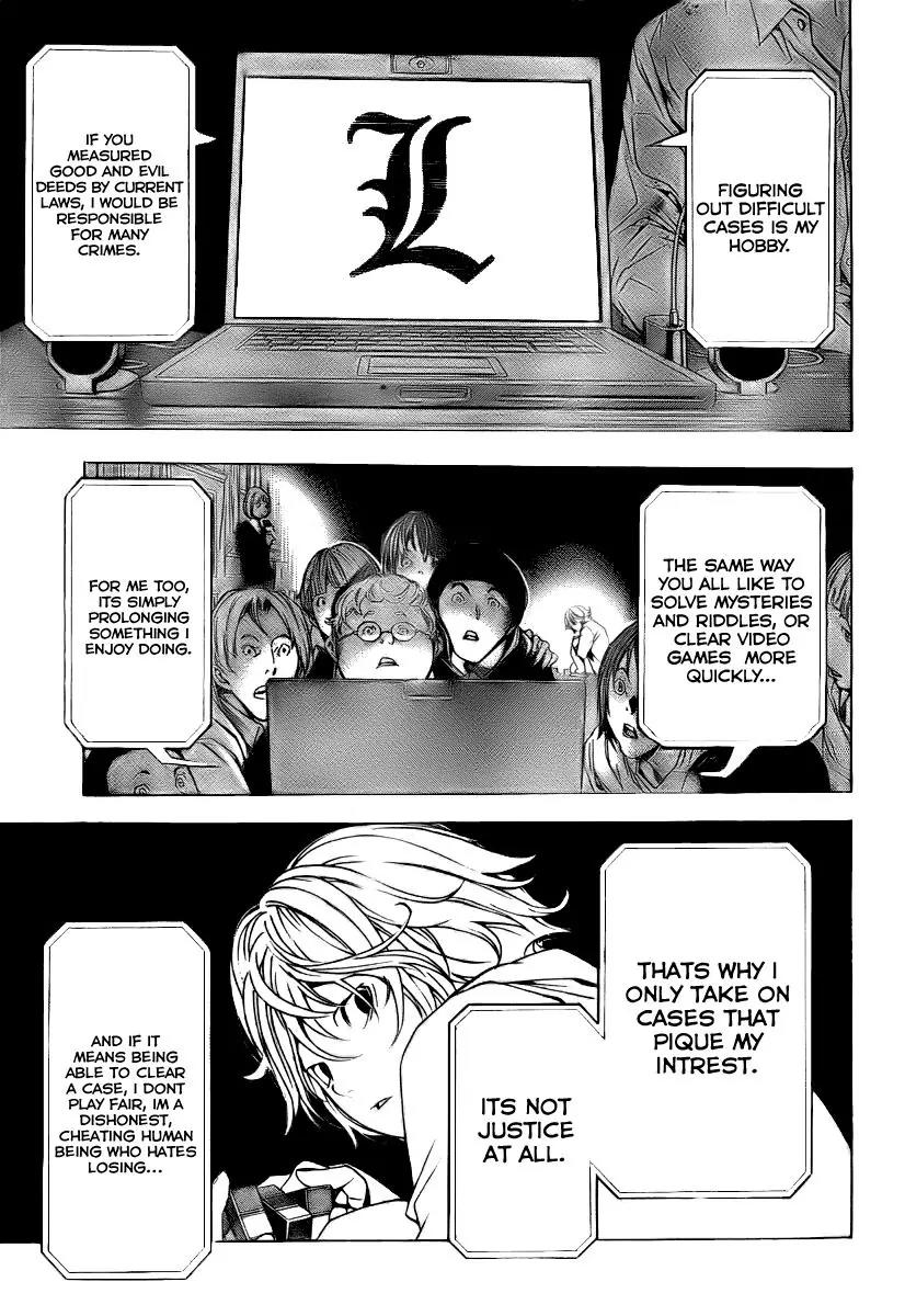Death Note manga, chapter 109, page 20 of 46