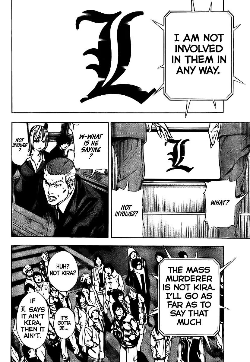 Death Note manga, chapter 109, page 37 of 46