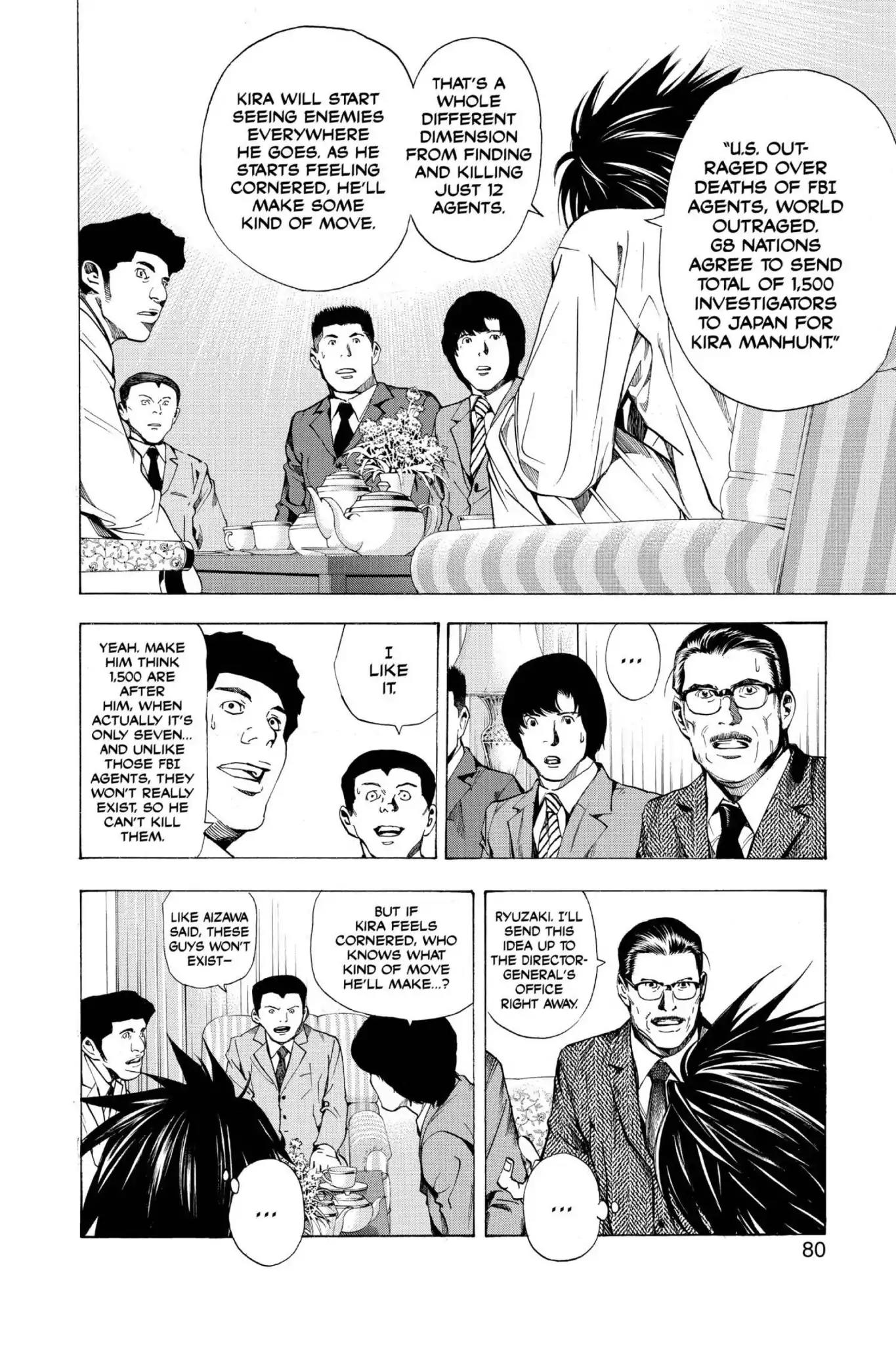 Death Note manga, chapter 11, page 10 of 22
