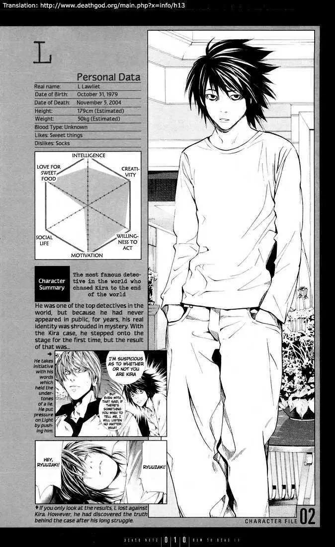 Death Note manga, chapter 110, page 10 of 57