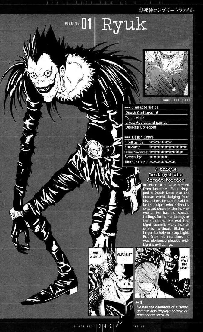 Death Note manga, chapter 110, page 40 of 57