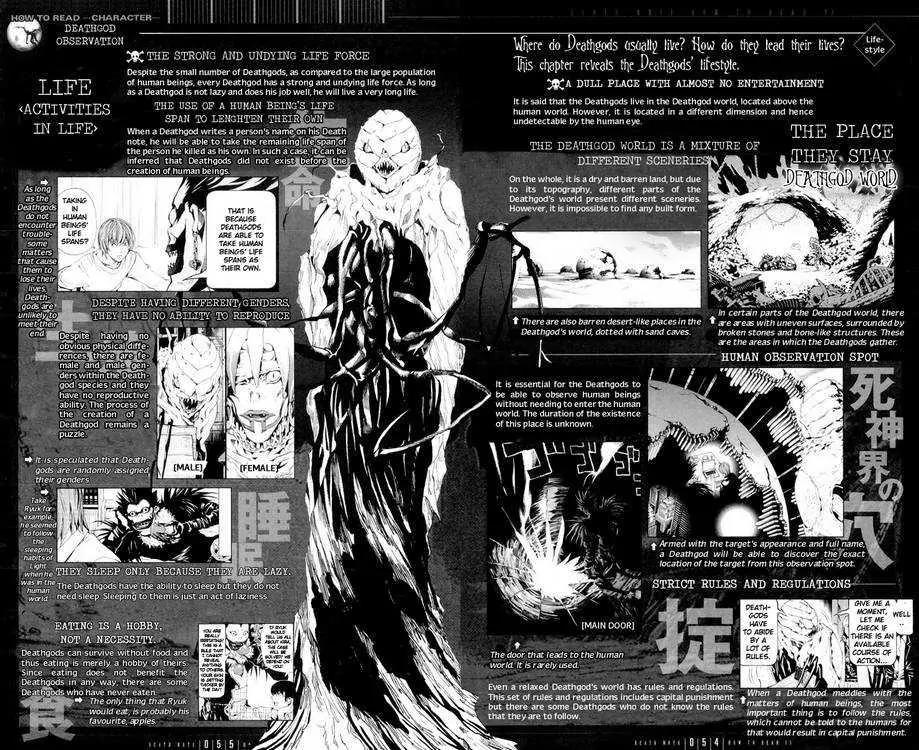 Death Note manga, chapter 110, page 51 of 57