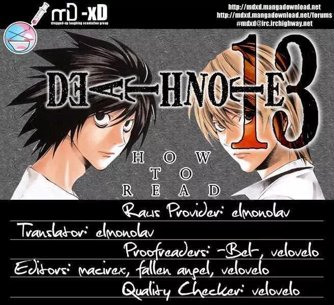 Death Note manga, chapter 110, page 53 of 57